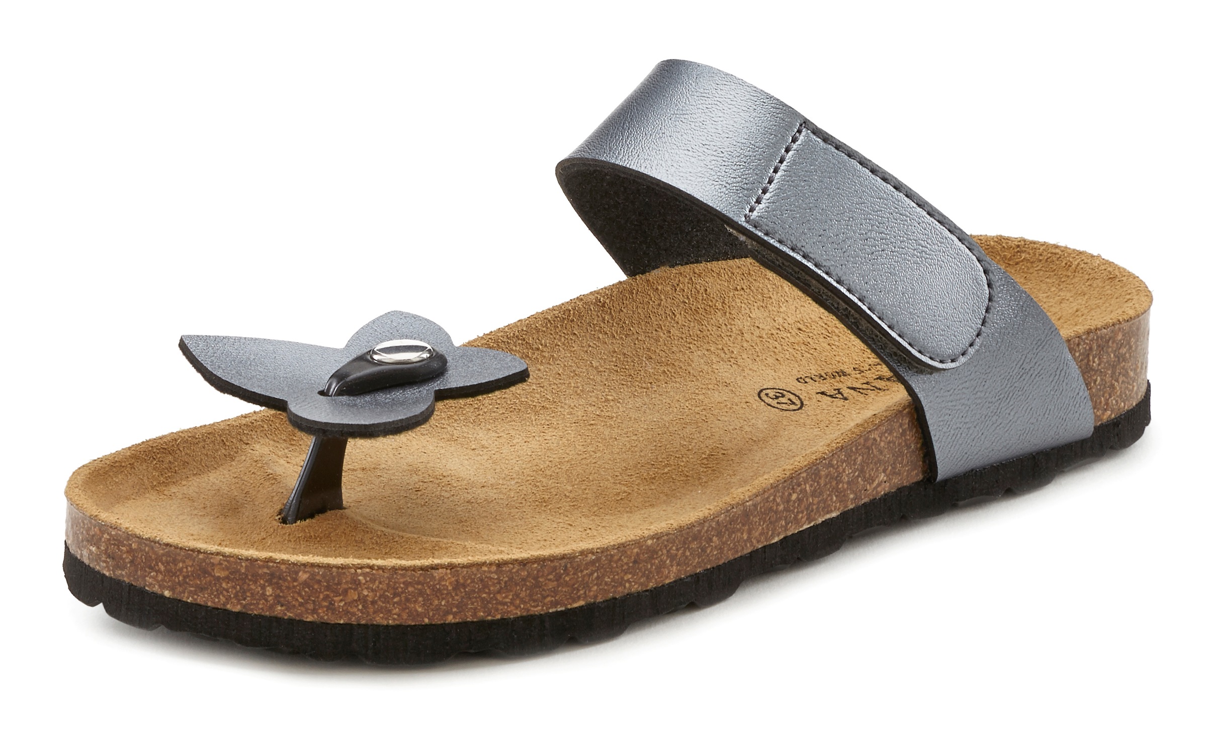 Thumbnail - LASCANA Pantolette "Mule, Sandale, offener Schuh, Sommerschuh, Zehentrenner" 3 Stk. tlg. mit Komfortkorkfußbett aus Lede...