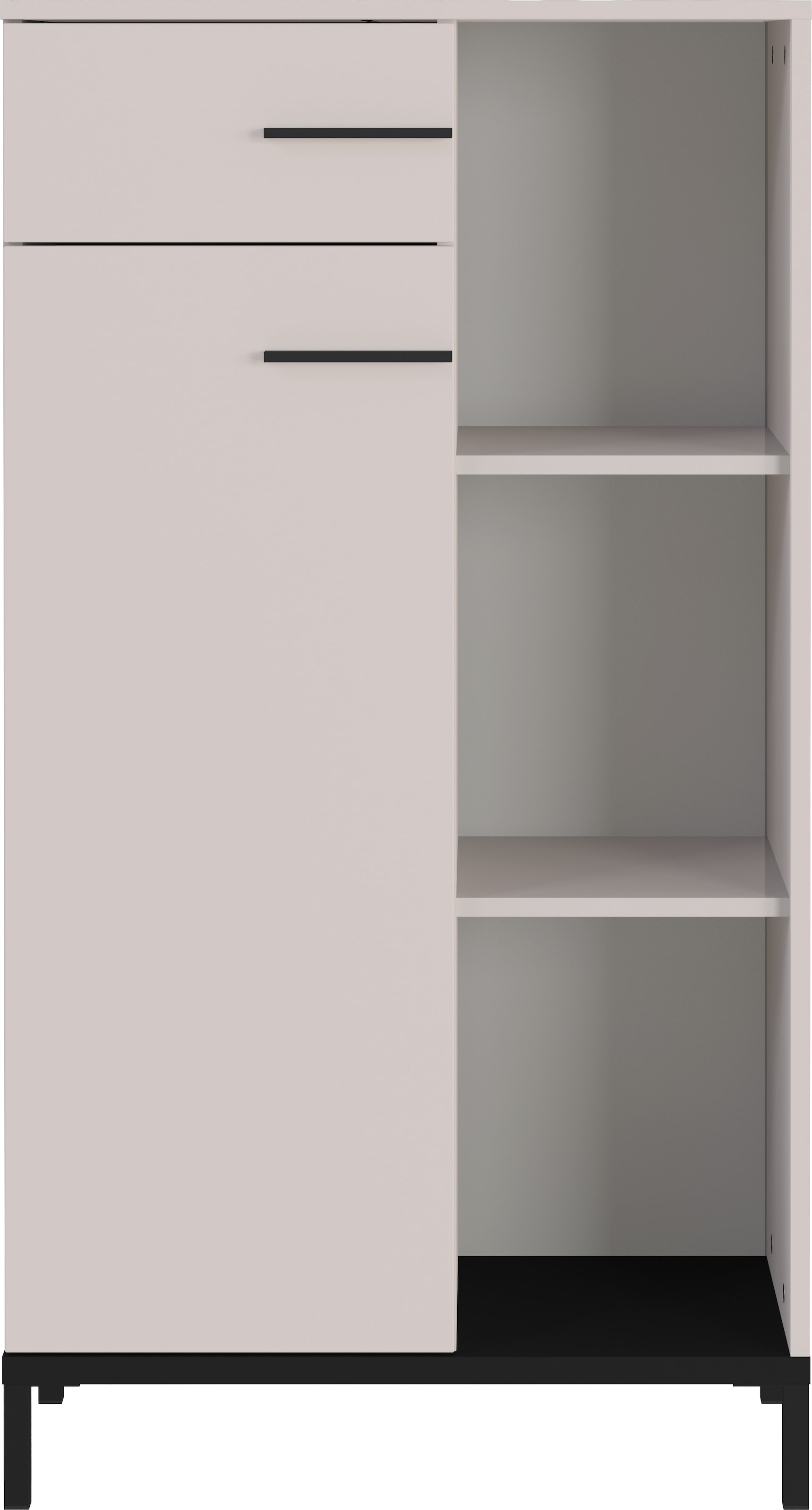 GERMANIA Aktenschrank »GW-Rovigo mit offenem Regal & Schublade,«, (1 St.), spiegelverkehrt montierbar, Höhe 120 cm, Made in Germany