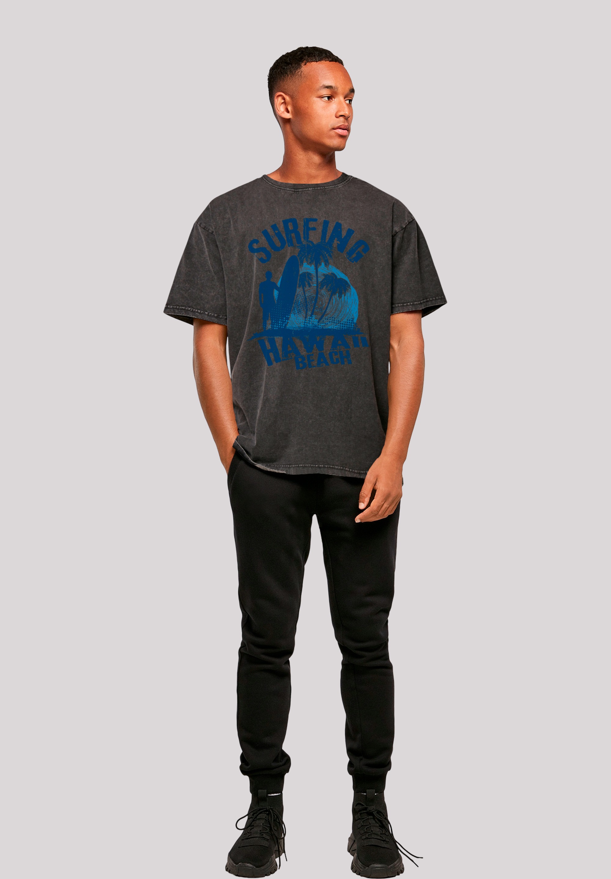 F4NT4STIC T-Shirt »Hawaii Surf Beach Summer«, Premium Qualität