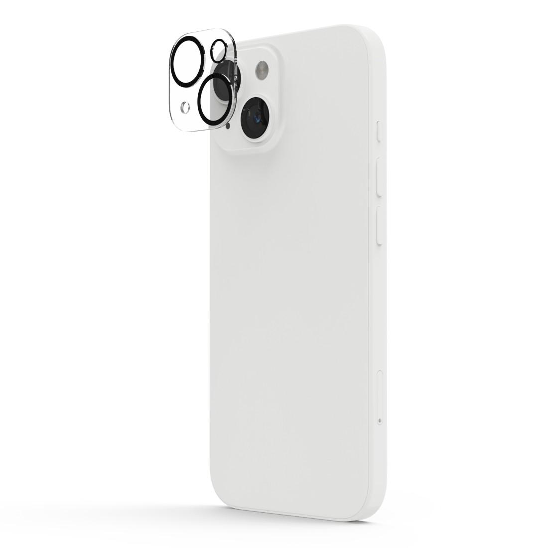 Hama Kameraschutzglas »Kameraschutz "Cam Protect" für Apple iPhone 15/15 Plus«, für Apple iPhone 15/15 Plus, stoßfest, kratzfest