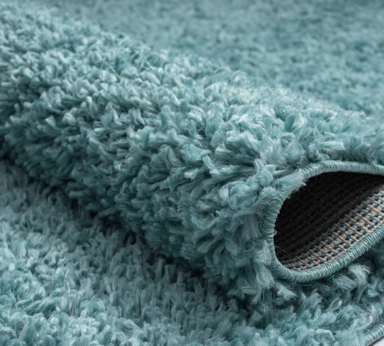 Myflair Möbel & Accessoires Hochflor-Bettumrandung »My Shaggy«, (3 tlg.), Shaggy, Uni-Farben, leicht glänzend, extra flauschig, Läufer-Set