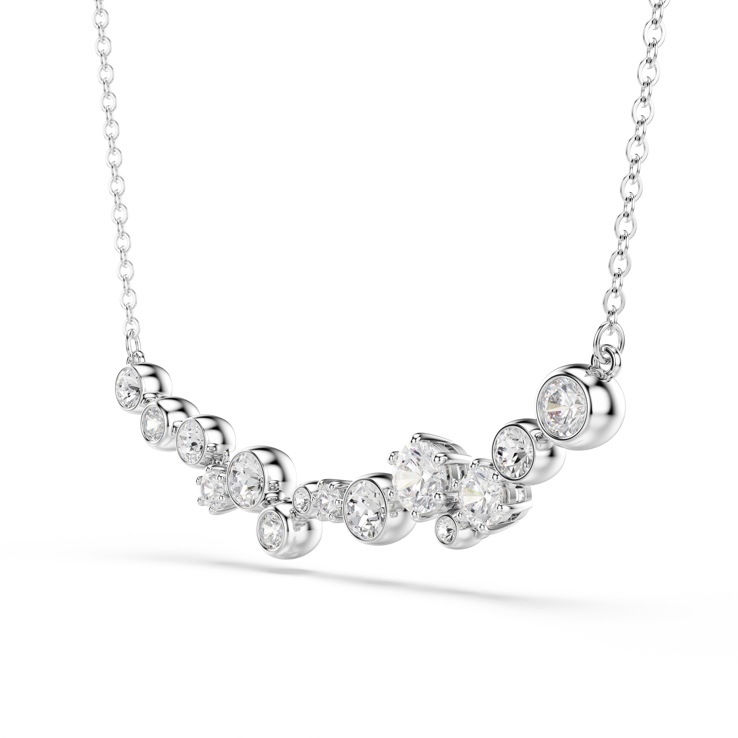 Swarovski Kette mit Anhänger »Schmuck Geschenk Constella Halskette«, mit Swarovski® Kristall, Swarovski® Zirkonia (synth.)