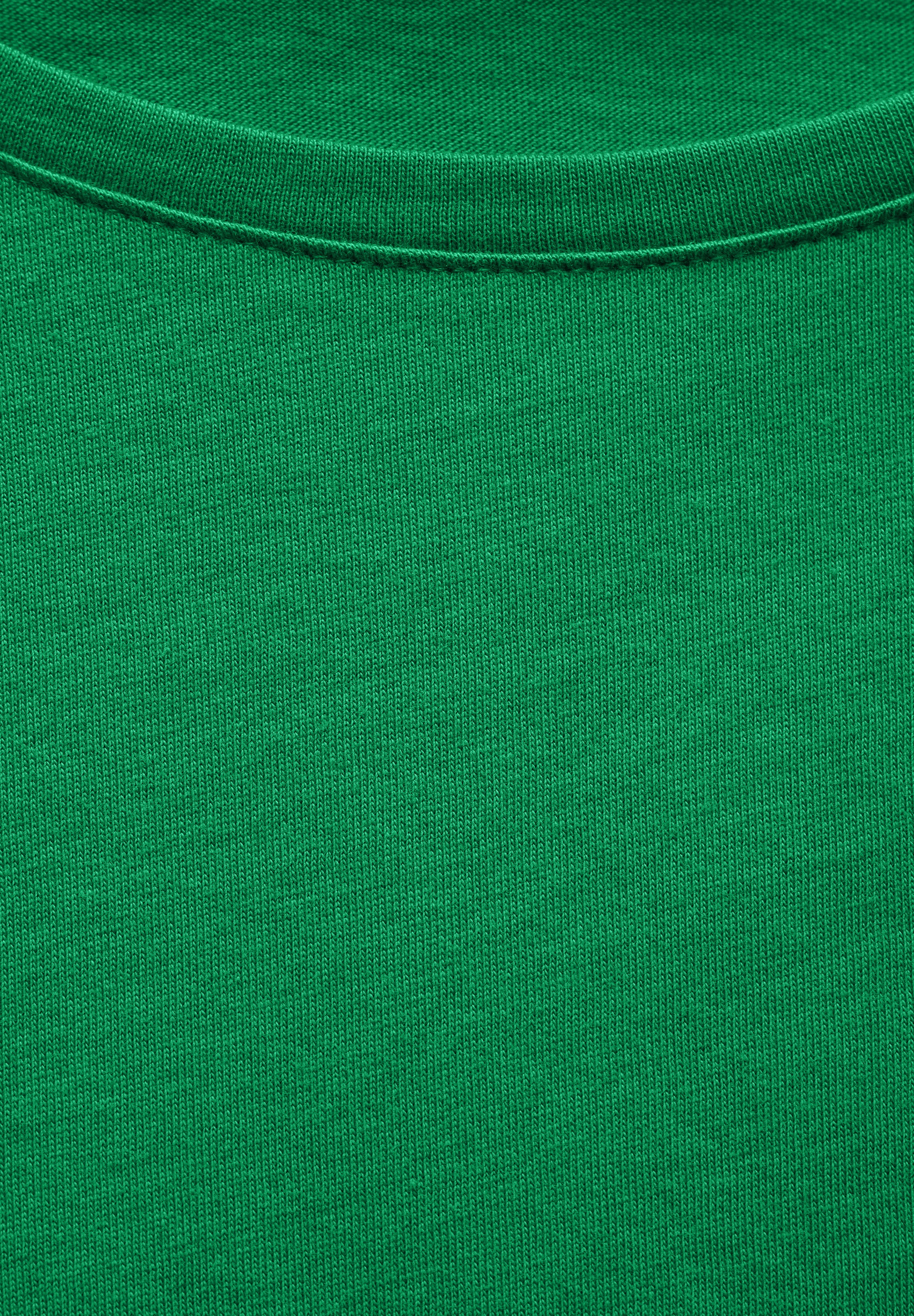 STREET ONE Langarmshirt, aus reiner Baumwolle