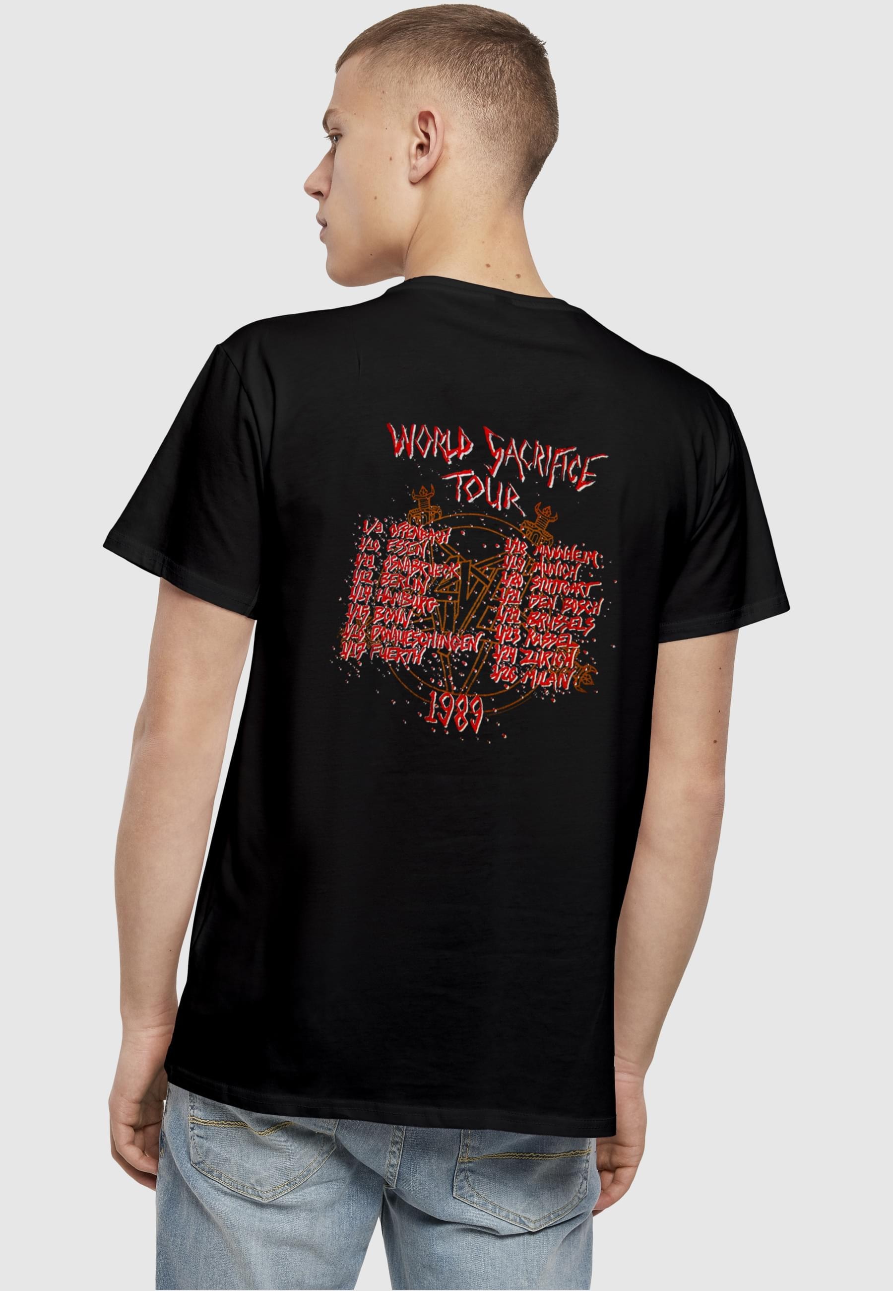Merchcode T-Shirt »Merchcode Herren Slayer - South of Heaven Basic T-Shirt«, (1 tlg.)