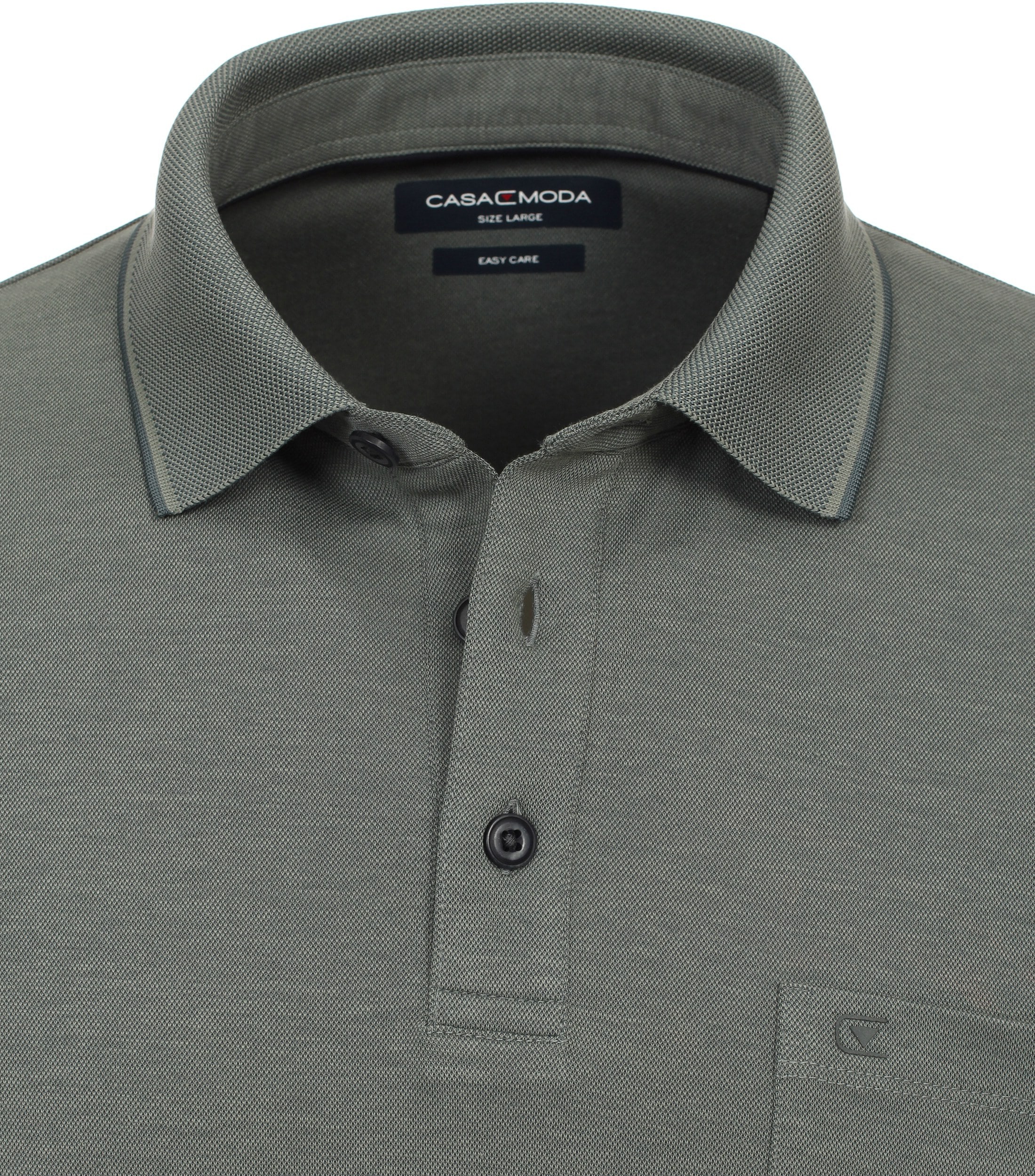 CASAMODA Langarm-Poloshirt »CASAMODA Polo-Shirt Langarm uni«
