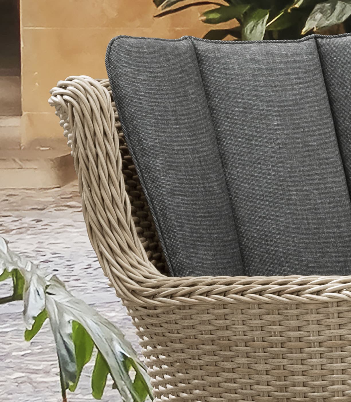 Destiny Garten-Essgruppe »LUNA SAN MARINO Essgruppe 4 Se + Tisch OV 180x90cm holzf.« Set, 
