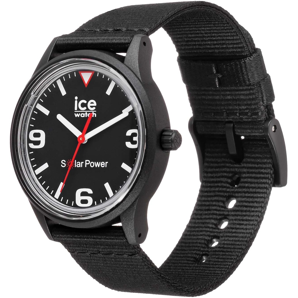 ice-watch Solaruhr »ICE solar power Black tide M, 020058«