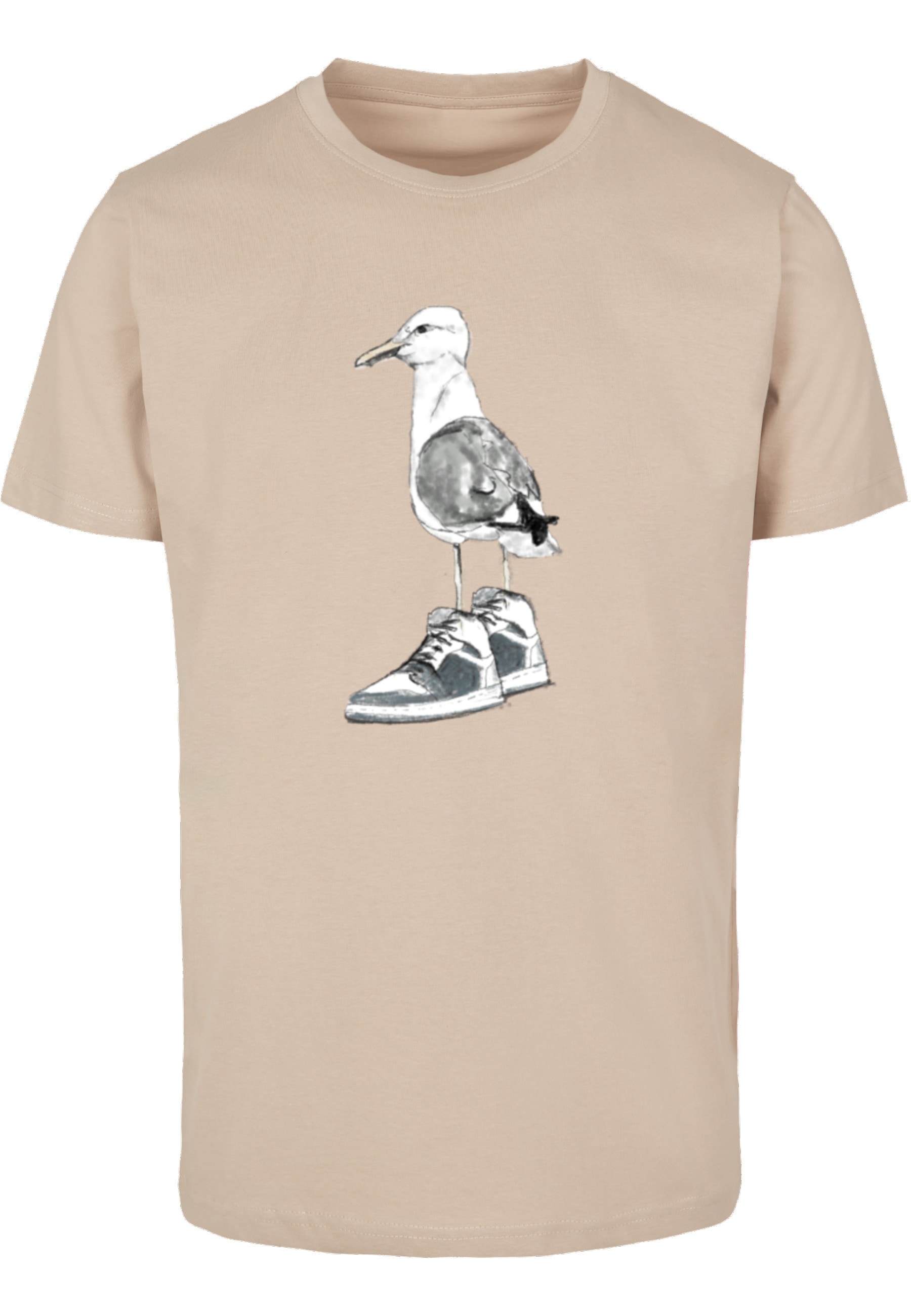 MisterTee T-Shirt "MisterTee Herren Seagull Sneakers Tee" 1 Stk.