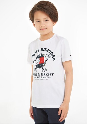 TOMMY HILFIGER Marškinėliai »TOMMY BAGELS TEE S/S«