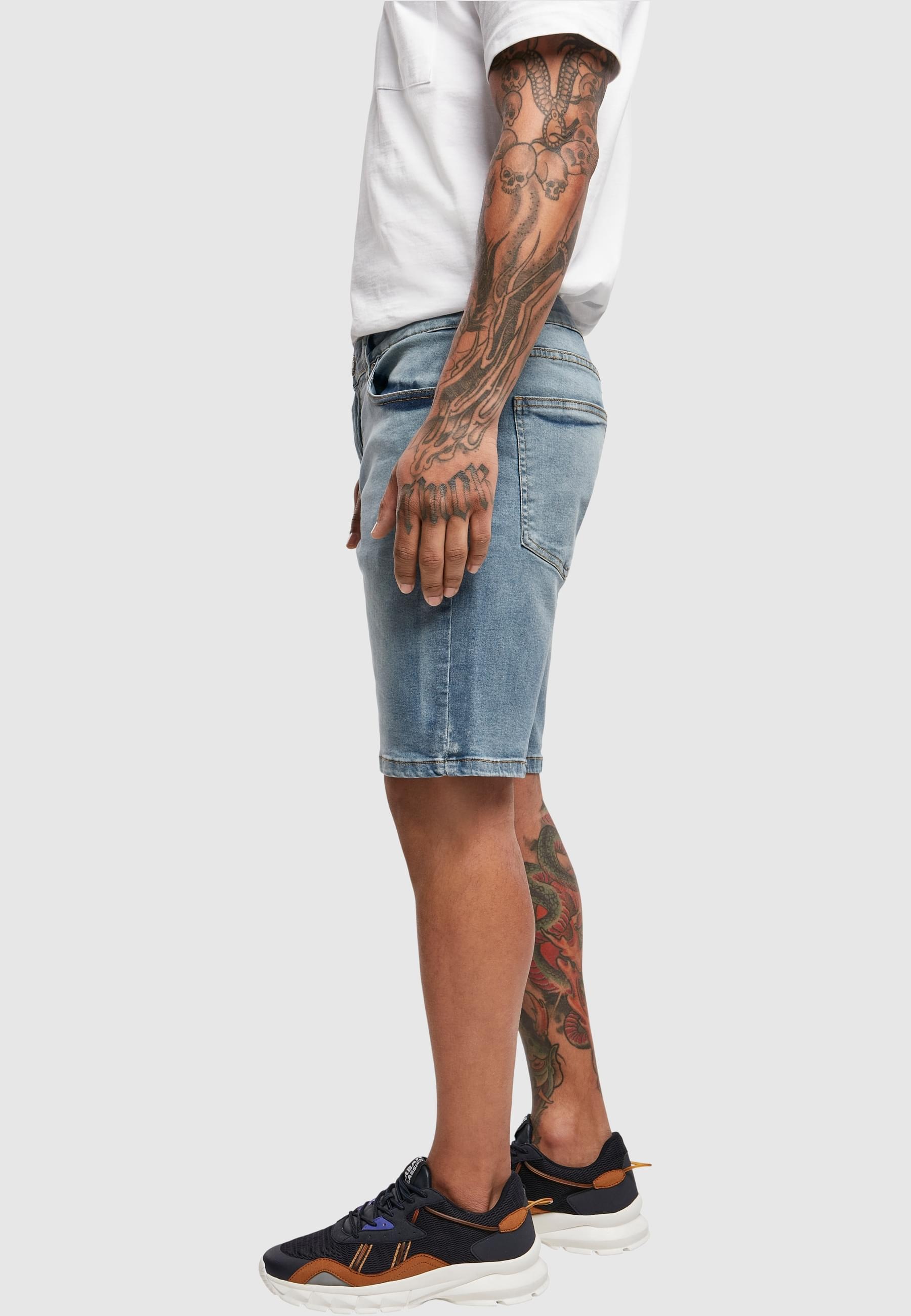 URBAN CLASSICS Stoffhose »Urban Classics Herren Relaxed Fit Jeans Shorts«, (1 tlg.)