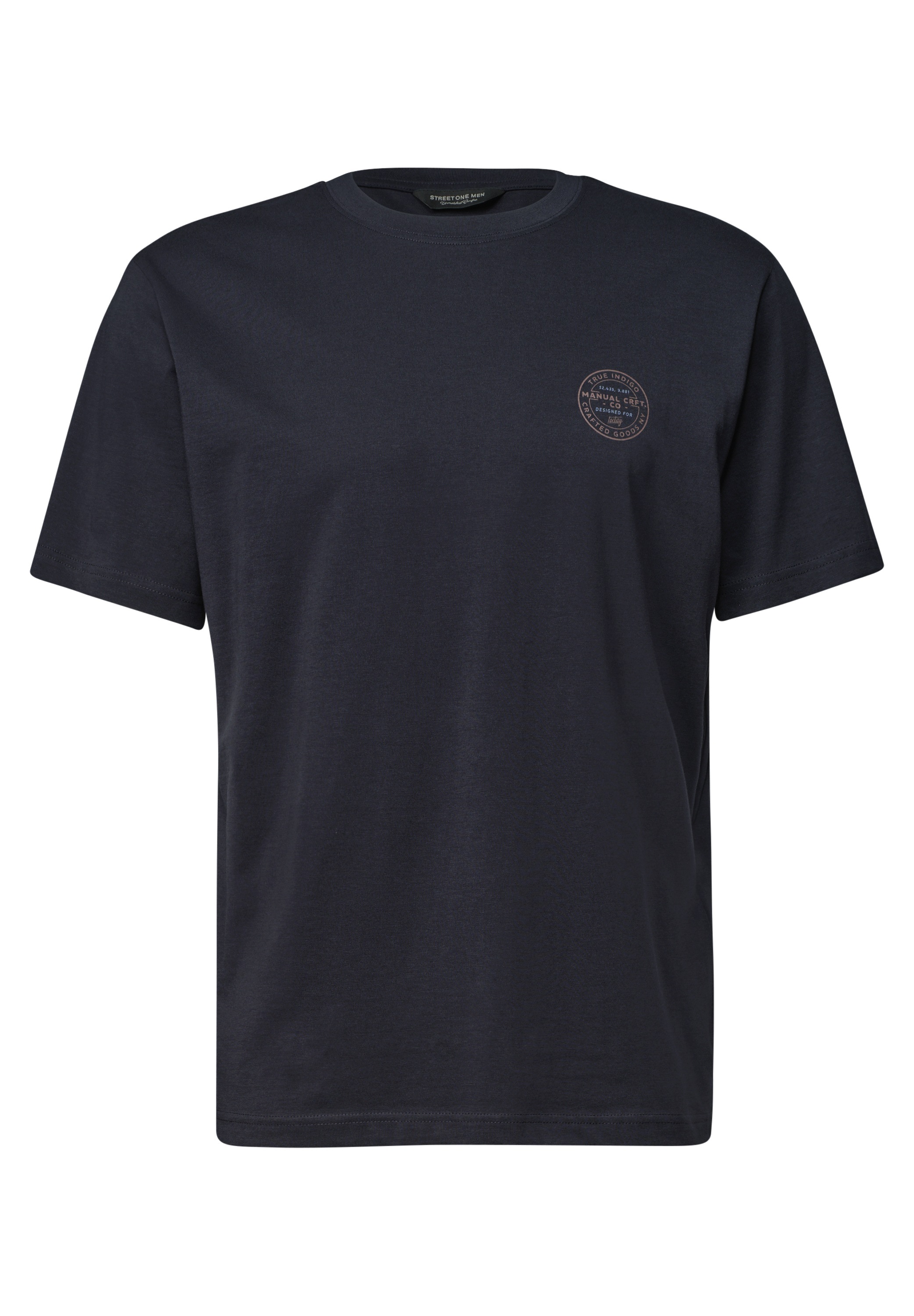 STREET ONE MEN T-Shirt aus reiner Baumwolle