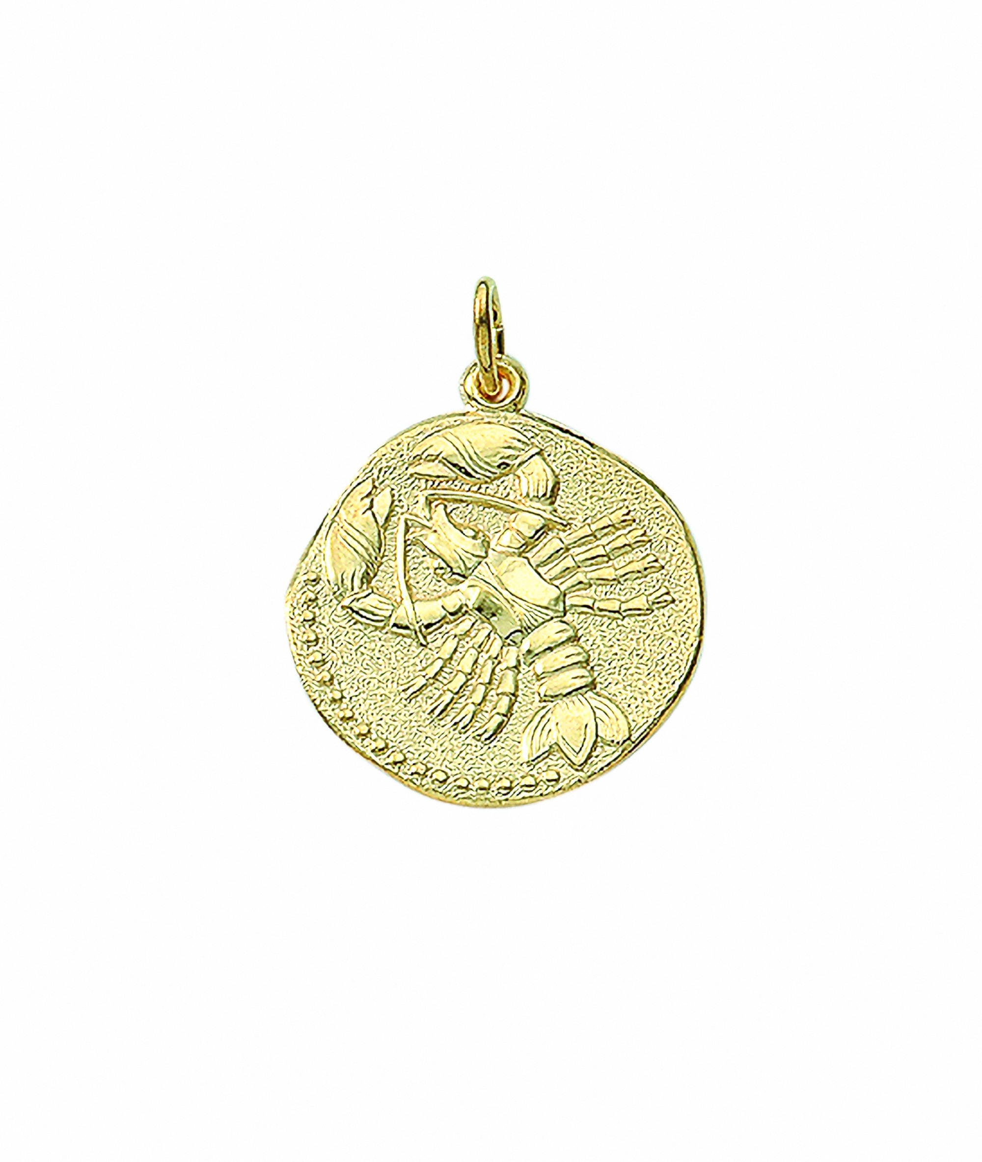 ADELIA ́S Damen Kettenanhänger "Damen & Herren 333 Gold Sternzeichen Anhänger Krebs Ø 18,2 mm", Krebs, Gelbgold 333 Gold, gold, Gelbgold 333, Gold,