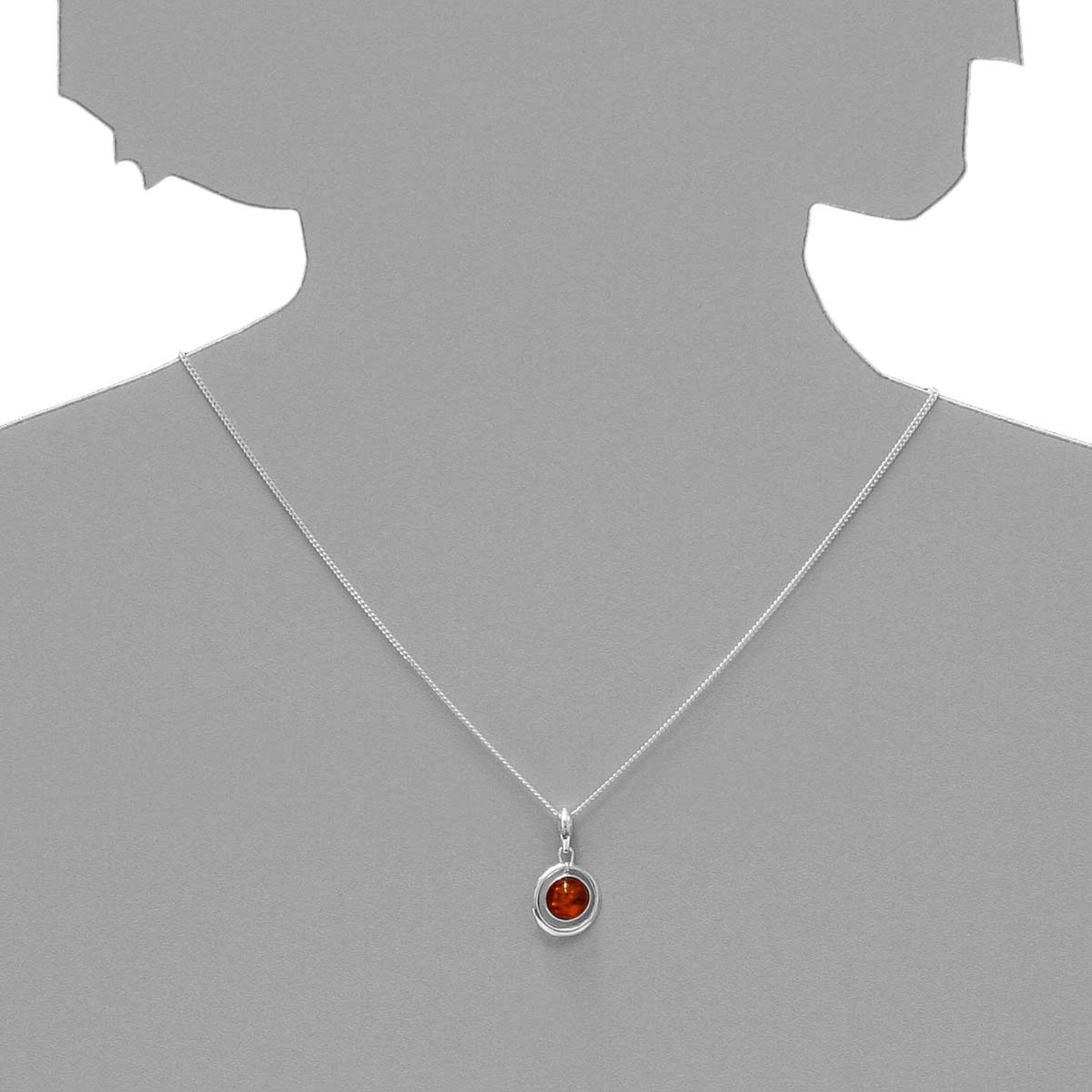 OSTSEE-SCHMUCK Kettenanhänger »- Serana - Silber 925/000 - Bernstein«