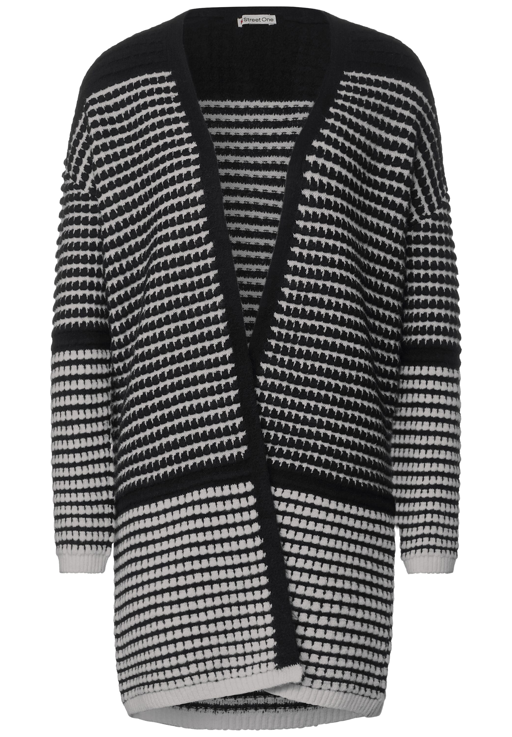 STREET ONE Longstrickjacke, mit Strick-Struktur