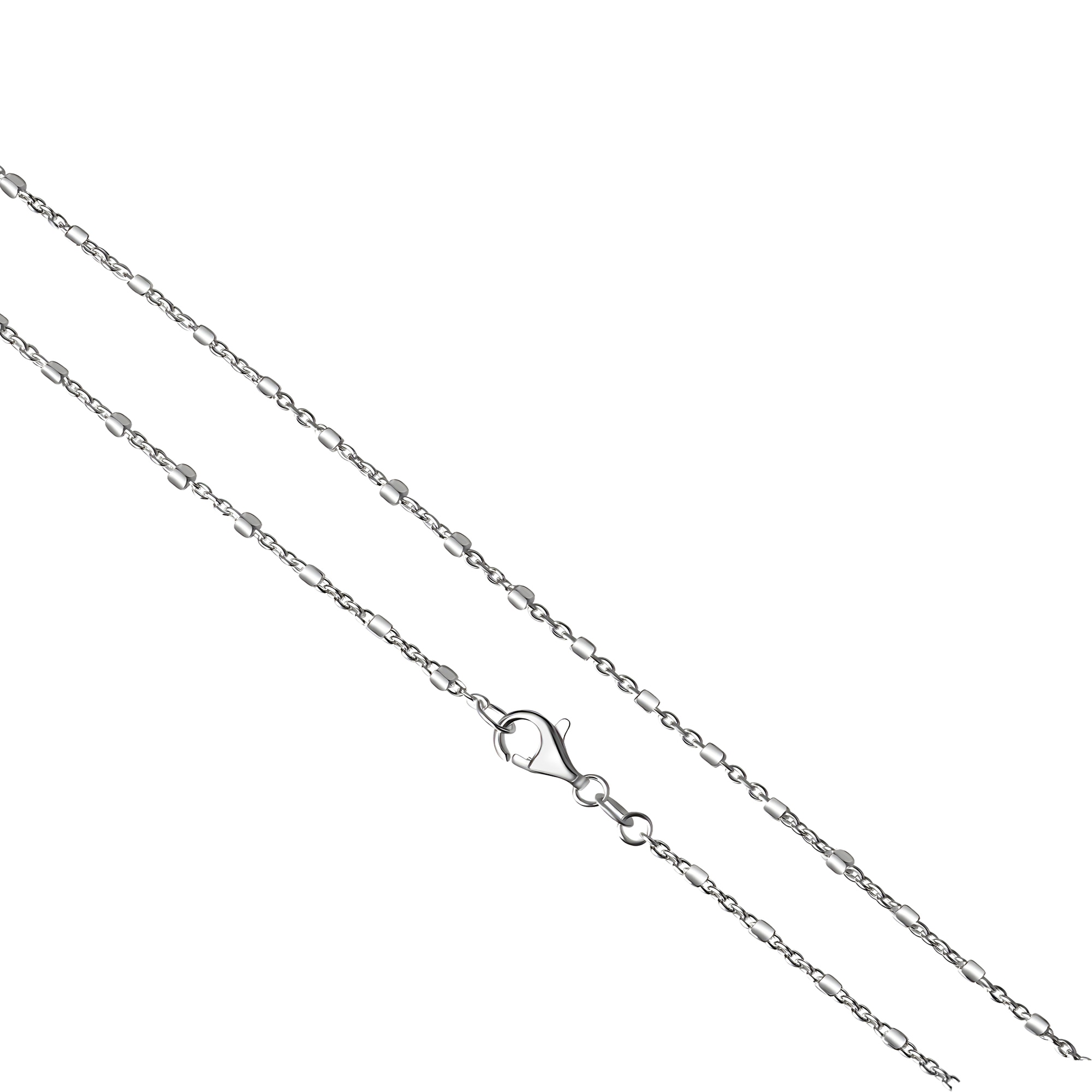Vivance Collierkettchen »925/- Sterling Silber weiß Würfelelemente 42 cm«  online bestellen | BAUR