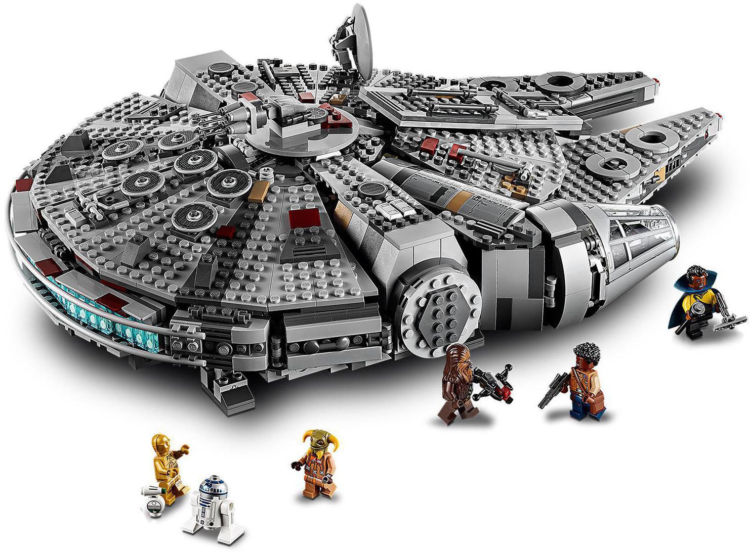 LEGO® Konstruktionsspielsteine »Millennium Falcon™ (75257), LEGO® Star Wars™«, (1353 St.), Made in Europe