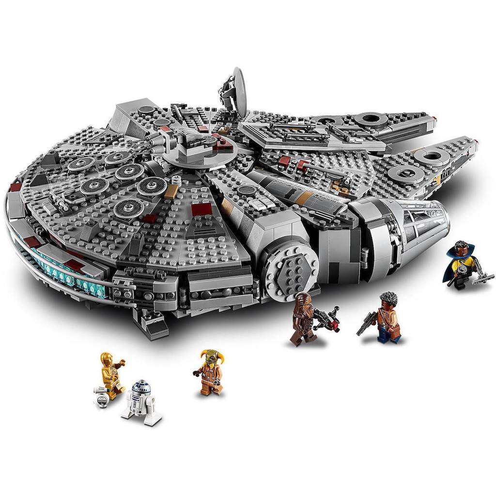 LEGO® Konstruktionsspielsteine »Millennium Falcon™ (75257), LEGO® Star Wars™«, (1353 St.)