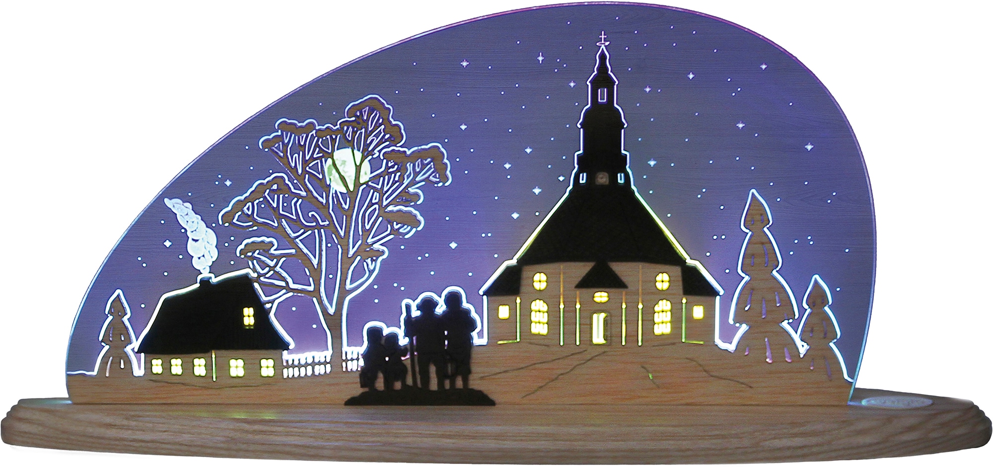 Weigla Lichterbogen »Seiffener Kirche, Weihnachtsdeko«