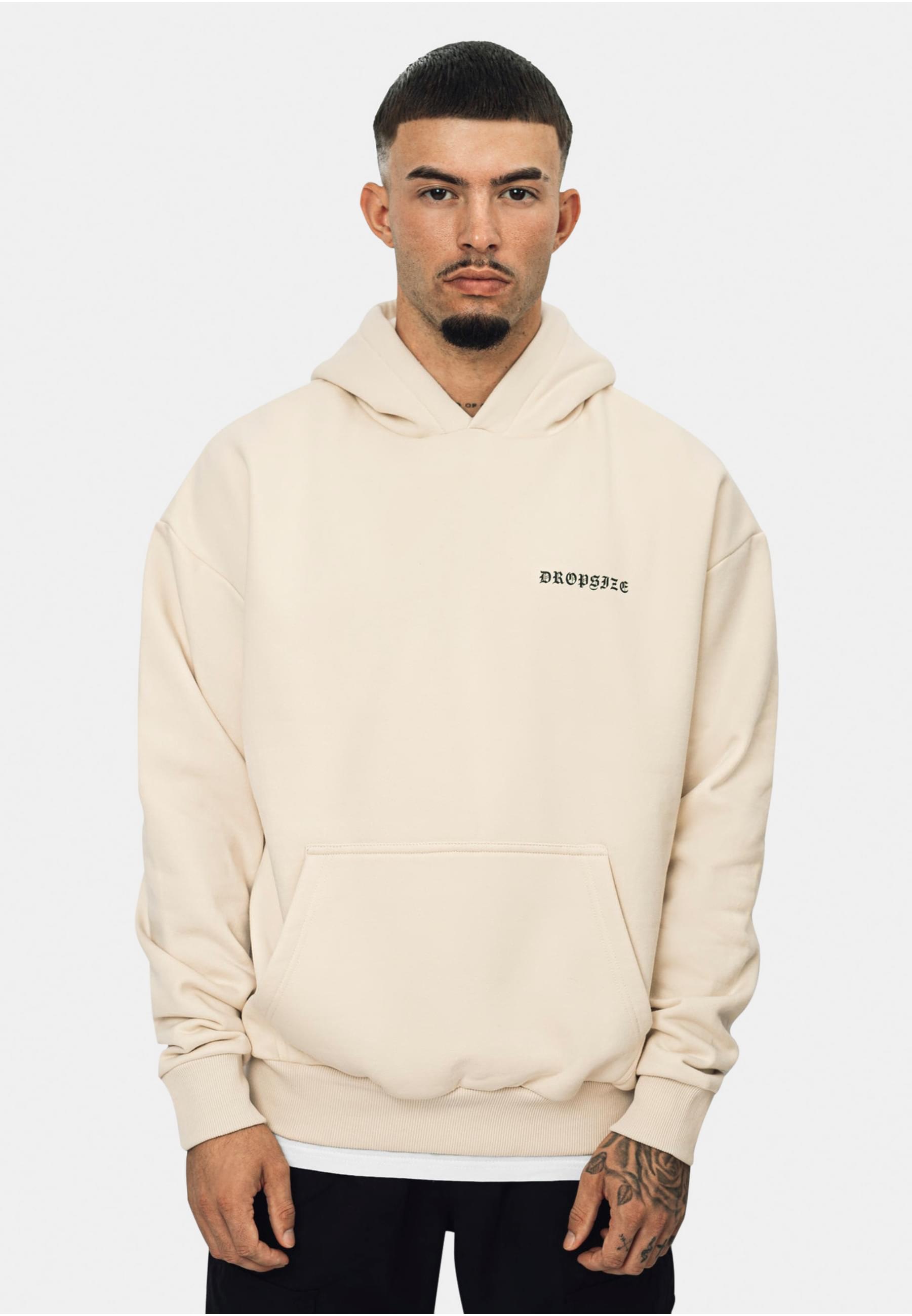 Dropsize Kapuzensweatshirt »Dropsize Herren Heavy Oversize Circle Hoodie«, (1 tlg.)