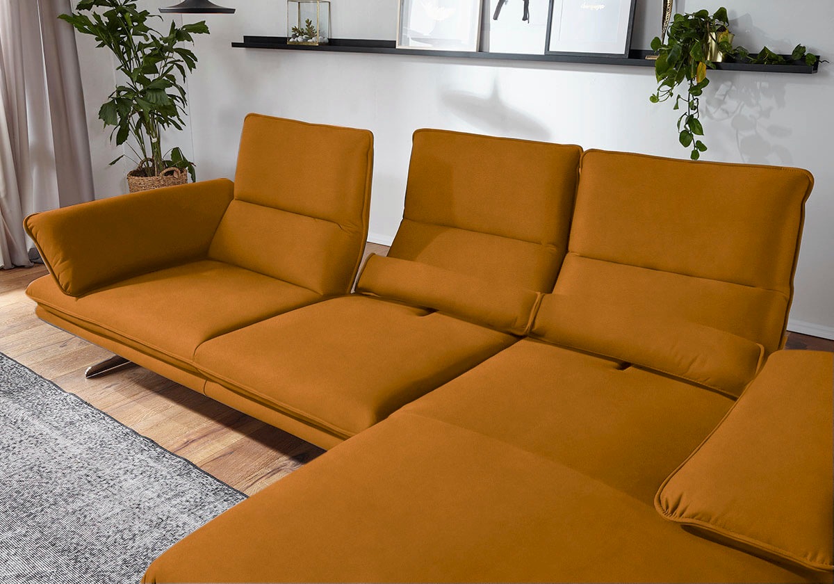 W.SCHILLIG Ecksofa "broadway, Designsofa mit tollem Sitzkomfort, L-Form", S günstig online kaufen