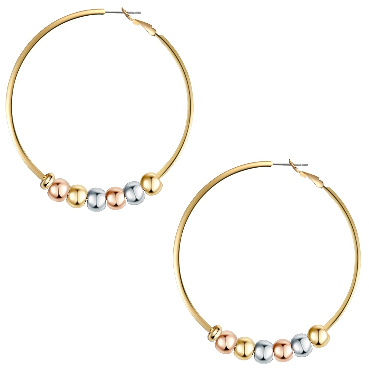 Yokoamii Paar Creolen »Set: Y78« Creolen gelbgold