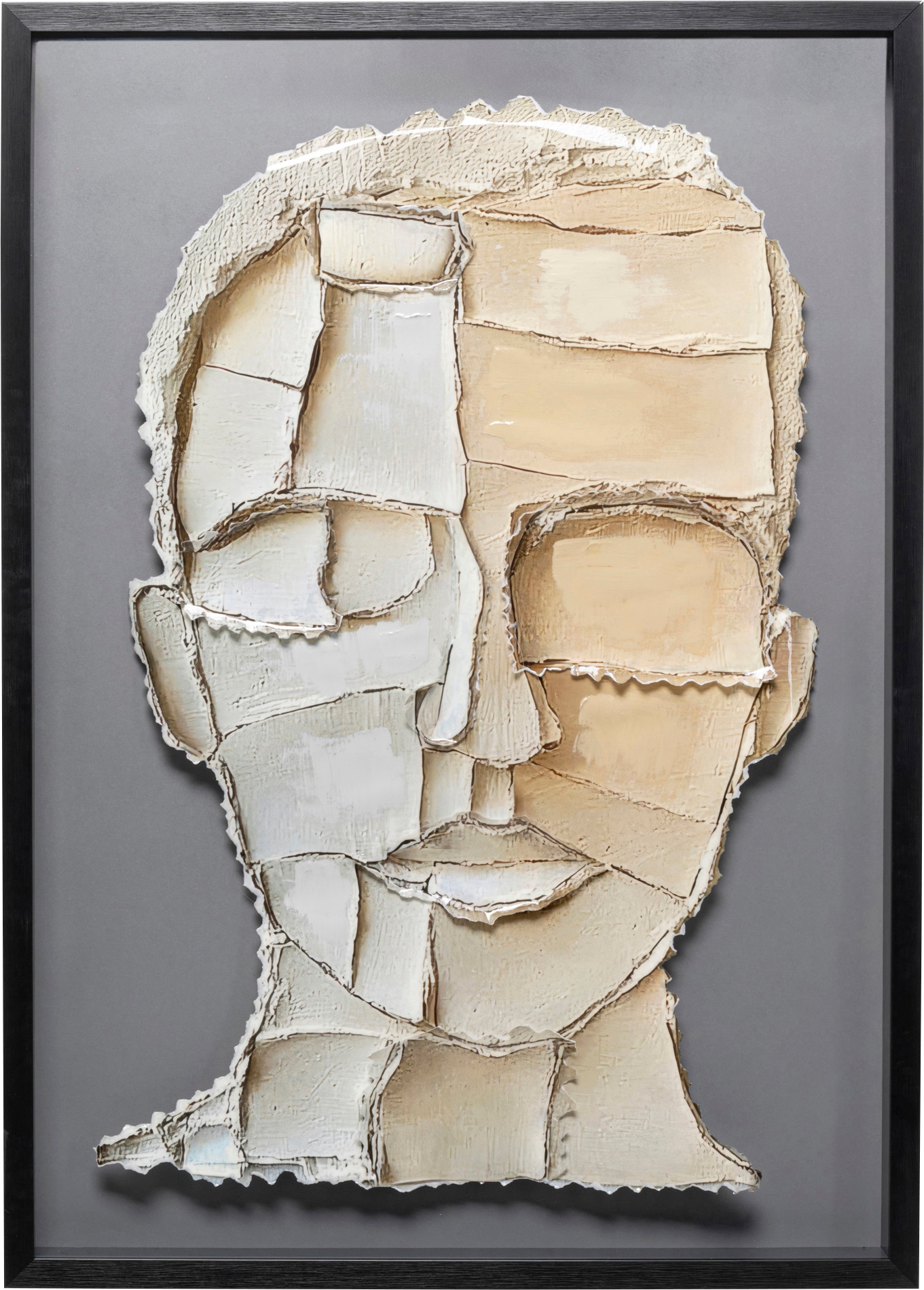 Kare Design Bild mit Rahmen "Gerahmtes Bild Art Visage 70x100cm" 1