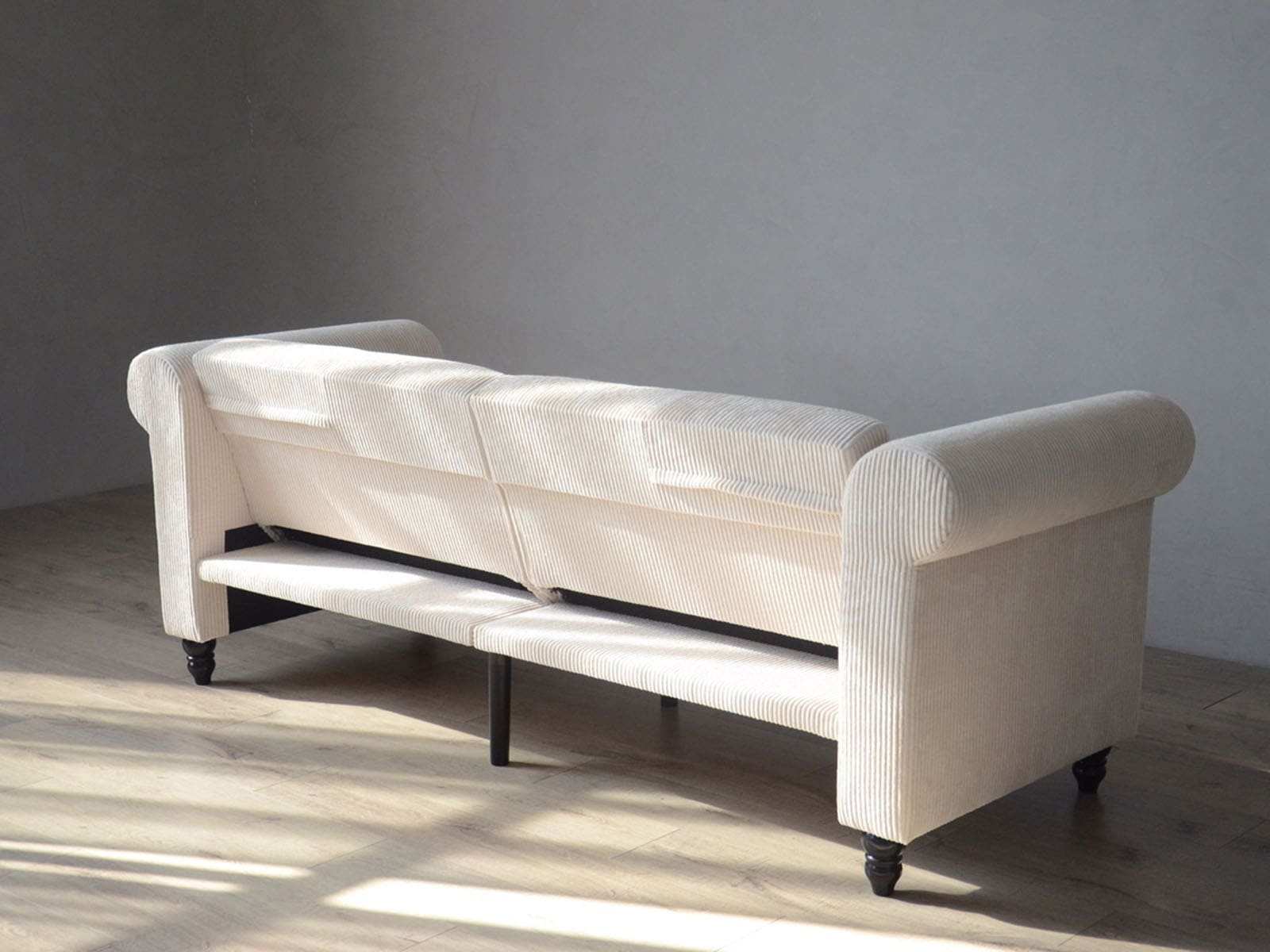 Dorel Home 3-Sitzer »Felix II, Schlafsofa 236cm, (Liegefläche 108x190cm), Rückenlehne«, 3-fach verstellbar, Sitzhöhe 46 cm, Cord