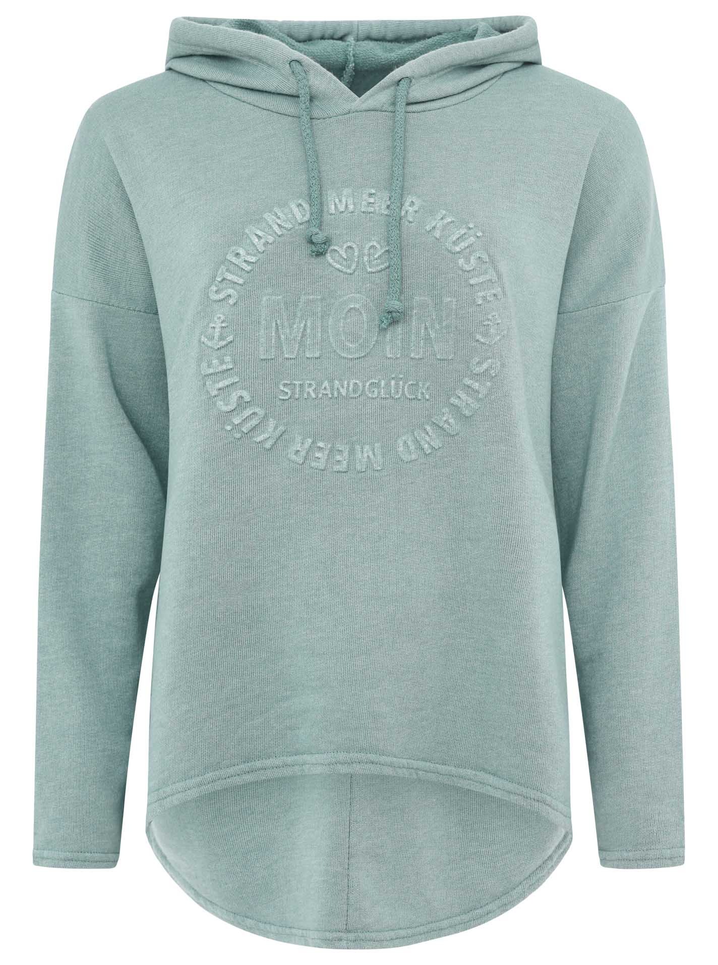 Zwillingsherz Hoodie ""Moin"", mit Kapuze und Stempeldruck günstig online kaufen