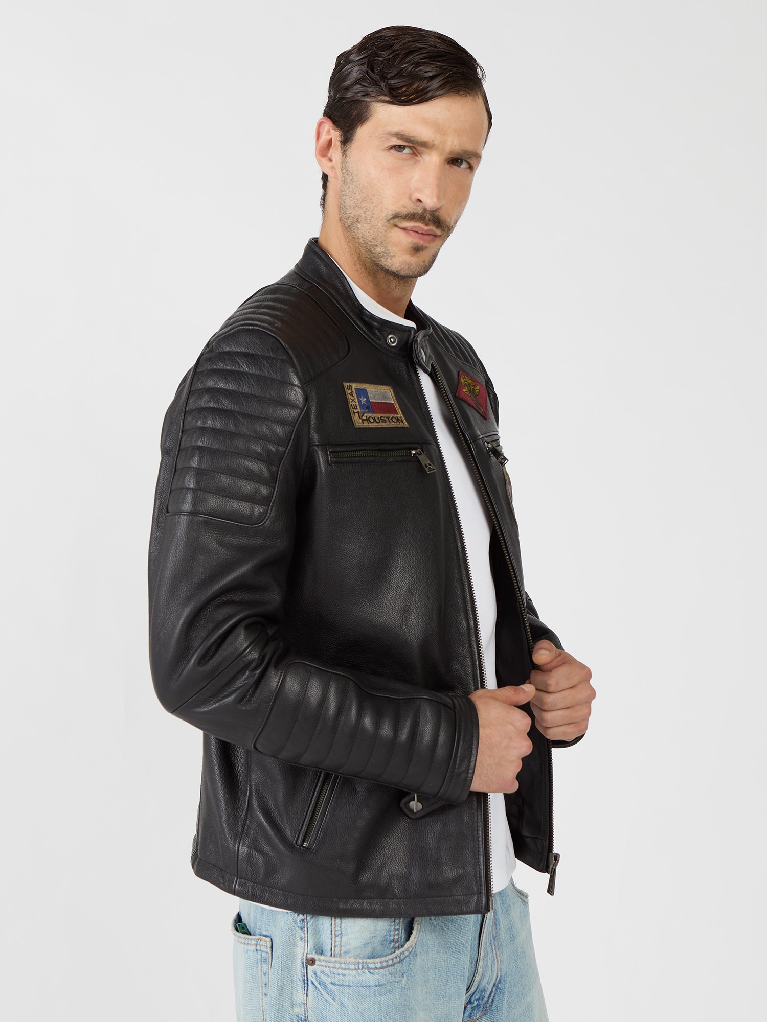 TOP GUN Lederjacke »TG20192023«