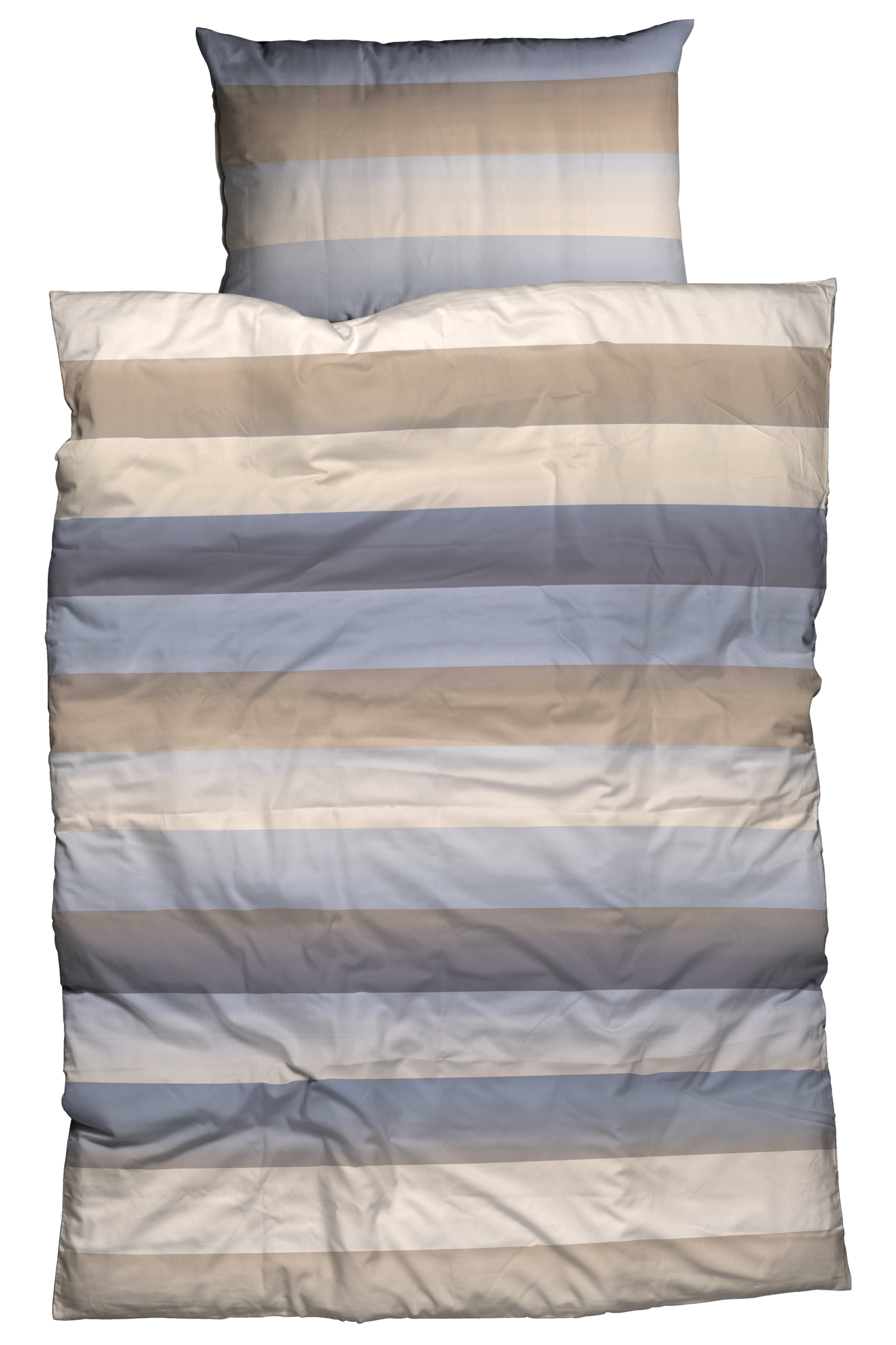 CASATEX Bettwäsche "Levio" 2 Stk. breite Streifen, Aquarellfarben, stilvoll günstig online kaufen