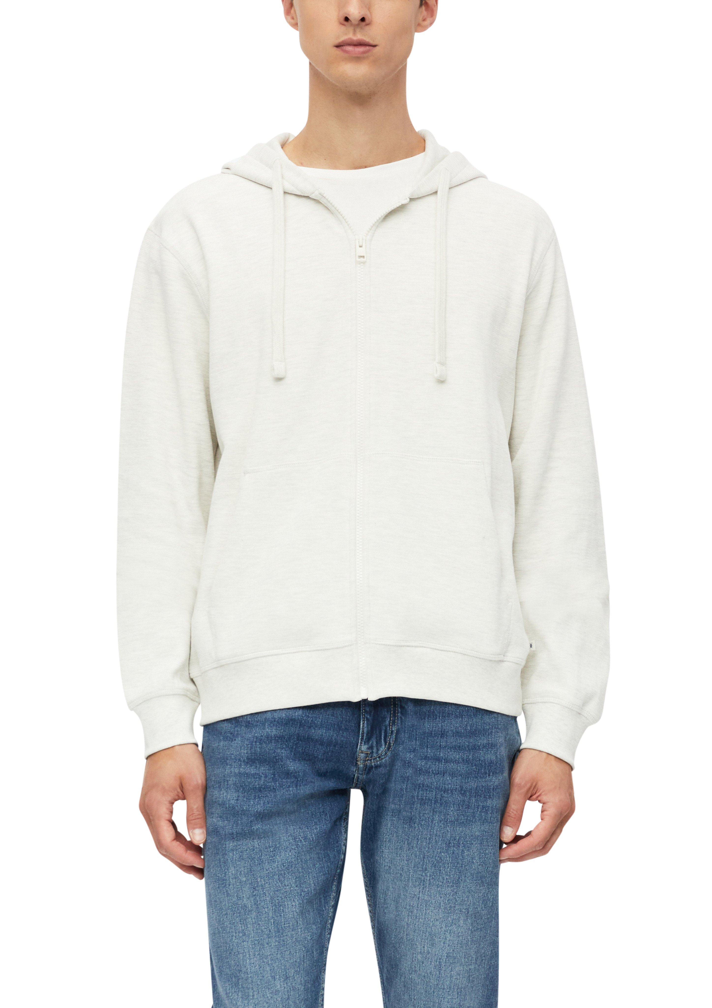 s.Oliver Kapuzensweatshirt, in feiner Strick-Optik