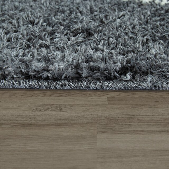 Home Hochflor-Teppich mit Hochflor-Shaggy, 531«, Design, rechteckig, Fransen weicher »Helsinki Paco | BAUR Scandi