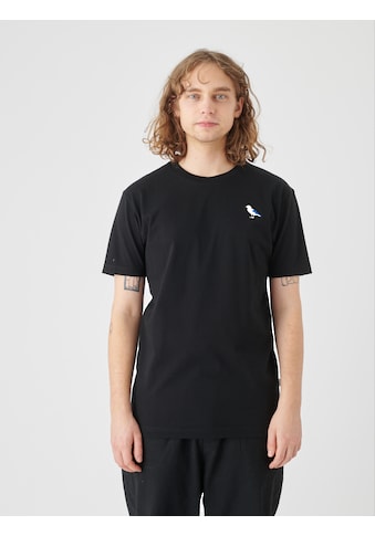 Cleptomanicx T-Shirt »Embro Gull«, mit Gull-Stickerei kaufen