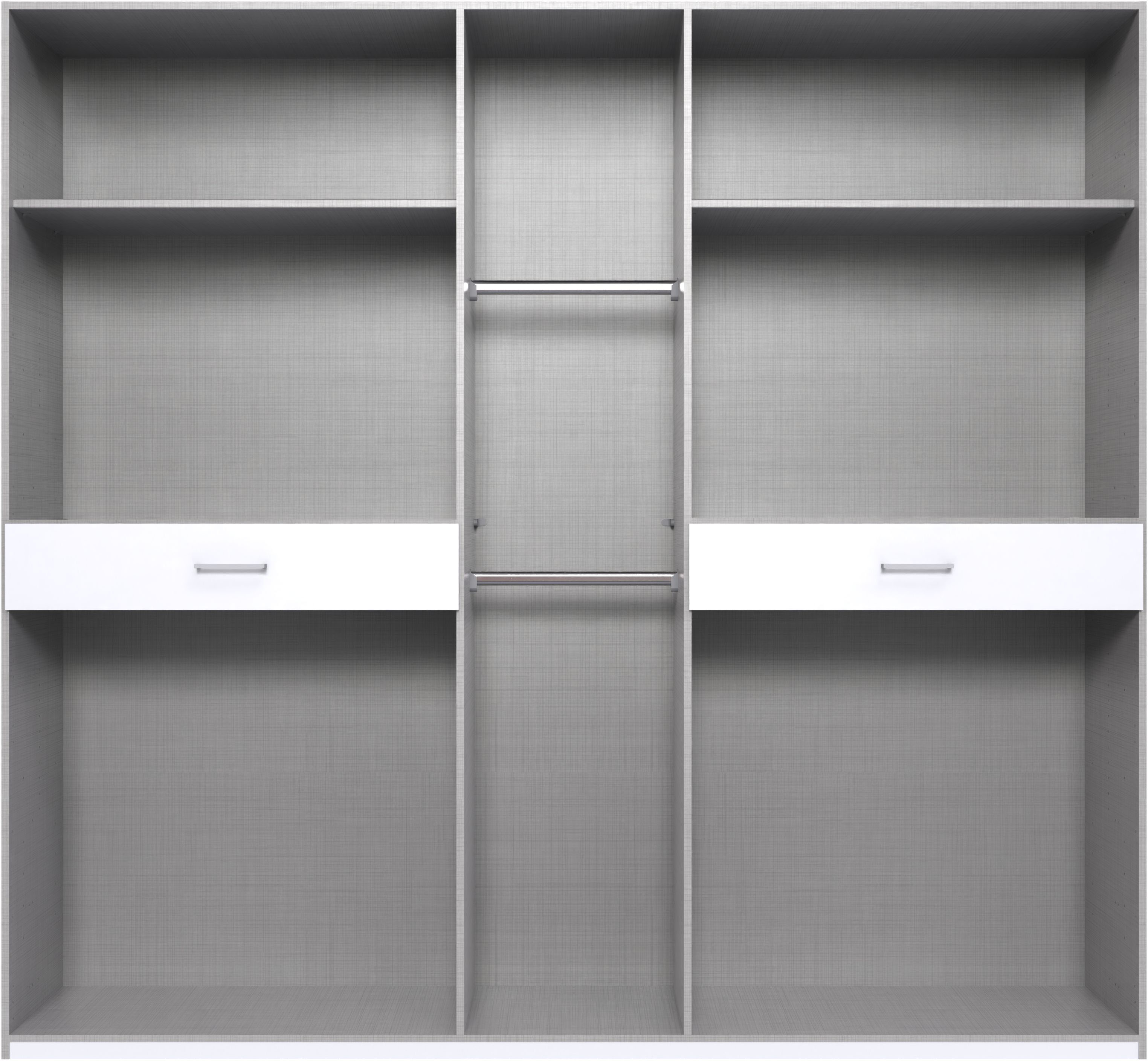 Thumbnail - Wimex Drehtürenschrank "Tibet Kleiderschrank mit sehr viel Stauraum, große Farbauswahl", mit jeweils 2 Schubladen auf be...
