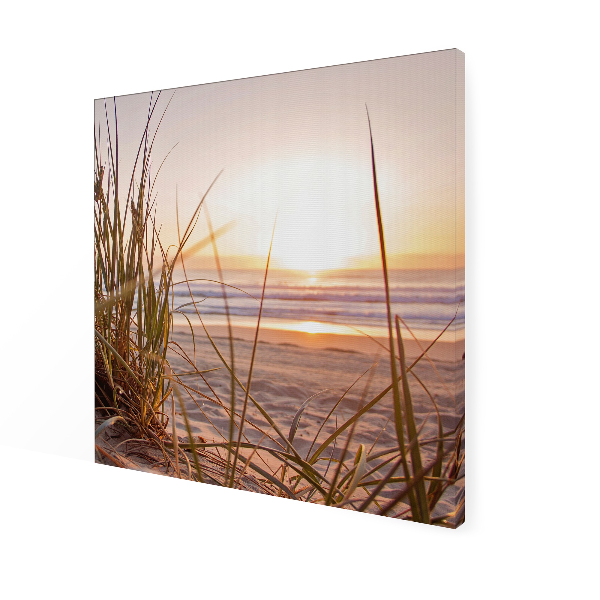 Art for the home Leinwandbild »Outdoor Sonnenuntergang 50x50cm«, (1 St.)