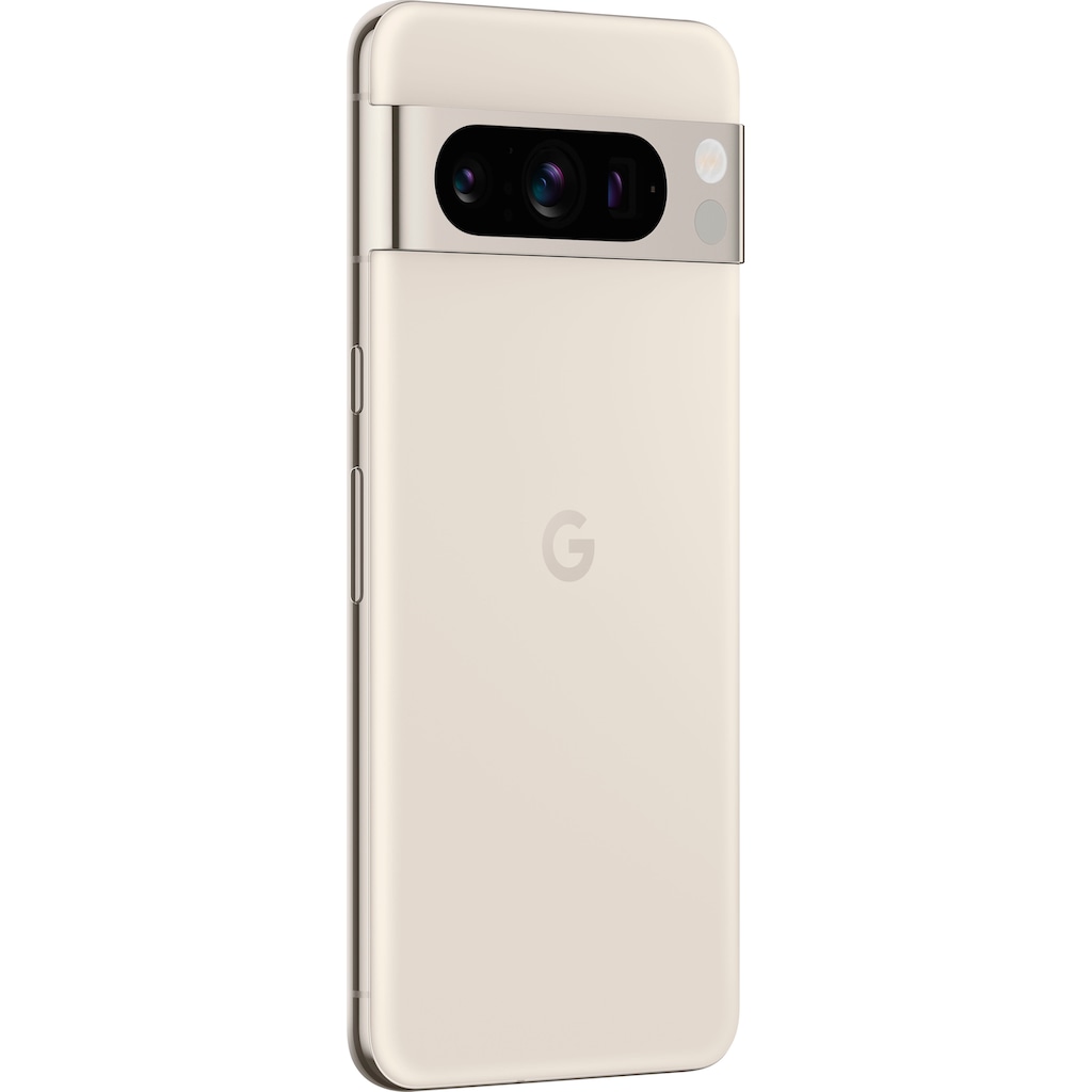 Google Smartphone »Pixel 8 Pro, 128GB«, Porcelain, 17 cm/6,7 Zoll, 128 GB Speicherplatz, 50 MP Kamera