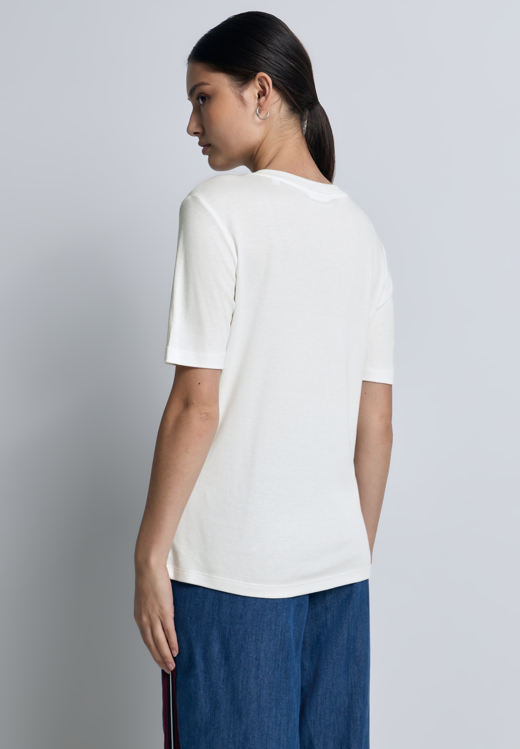 STREET ONE STUDIO Rundhalsshirt, Basic