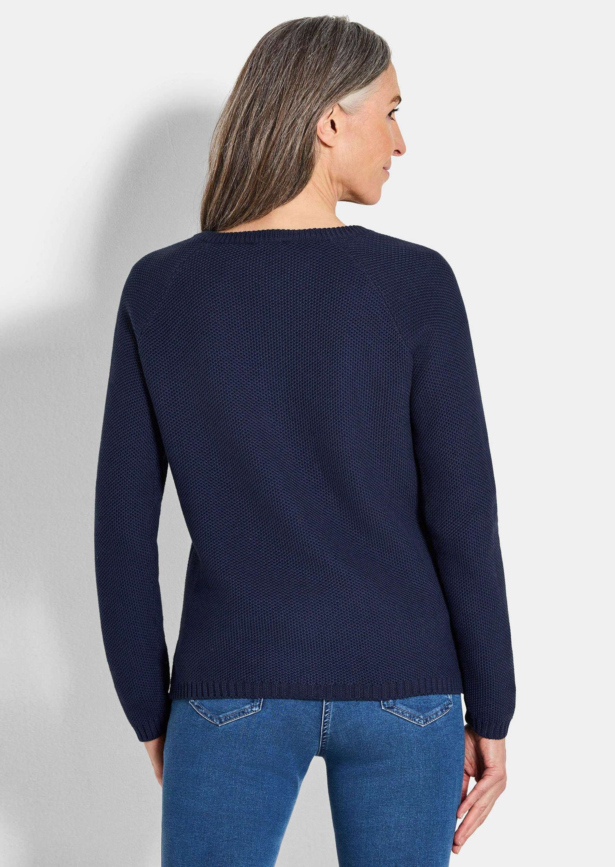 GOLDNER Strickjacke »Kurzgröße Strickjacke aus reiner Baumwolle«