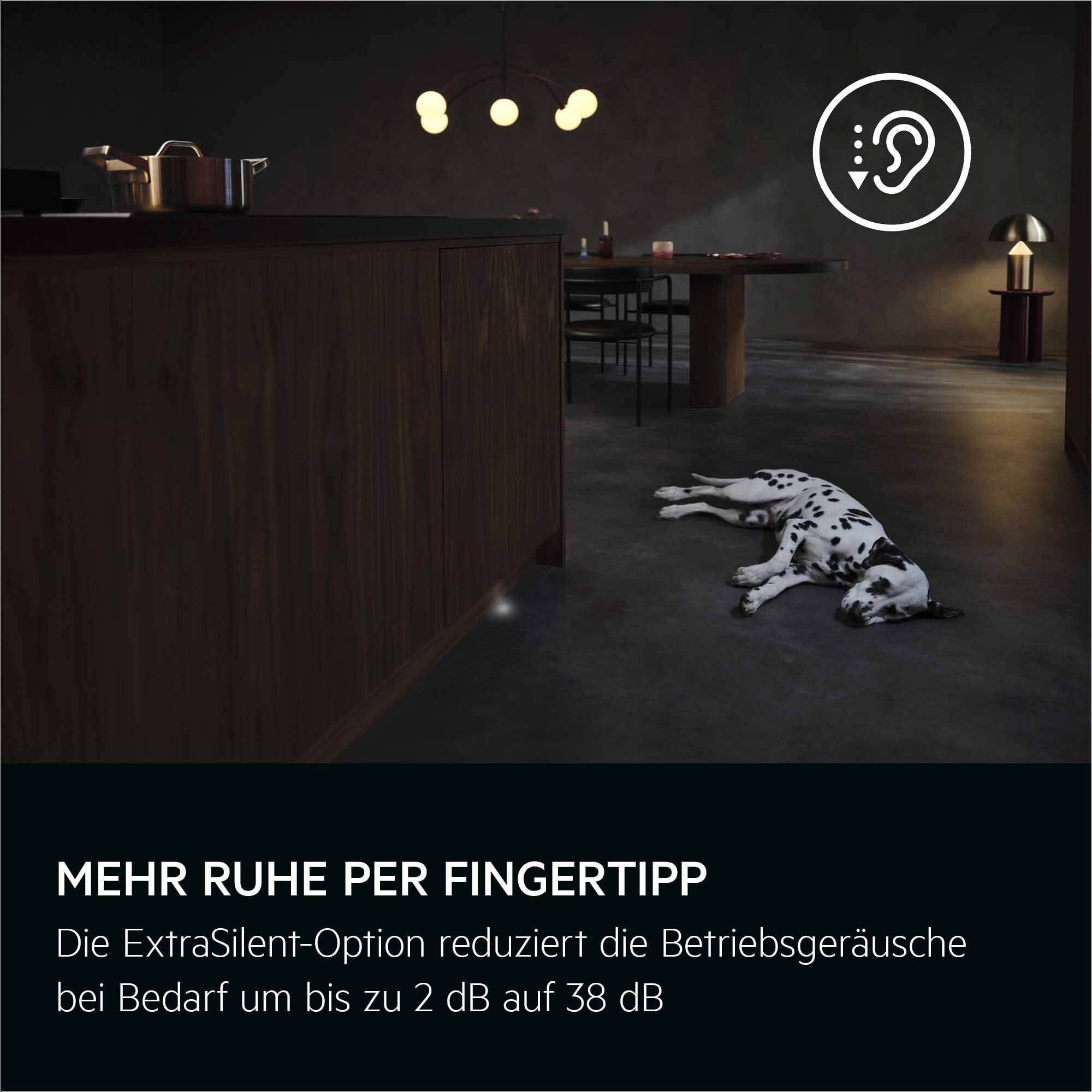 AEG vollintegrierbarer Geschirrspüler Serie 8000, 60 cm, WiFi »GI8200A2TC« 14 tlg. Maßgedecke Leise Spülmaschine 38 dB kraftvoll gegen Eingebranntes bei 8,4l Wasser