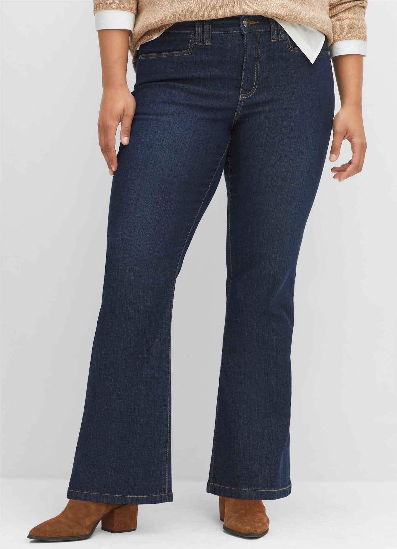 Sheego Bequeme Jeans 1 Stk. tlg. günstig online kaufen