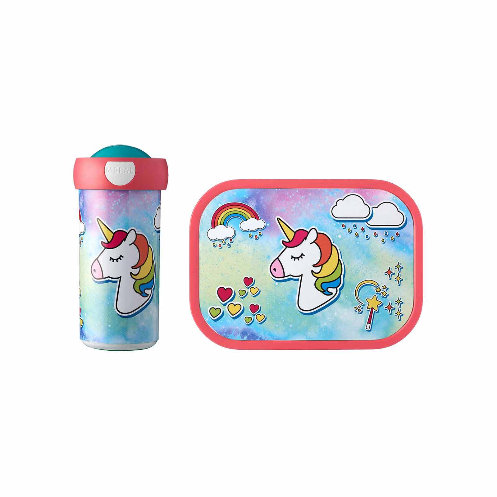 Mepal Lunchbox "Brotdose + Verschlussbecher Campus 300 ml + 700 ml 2er Set"