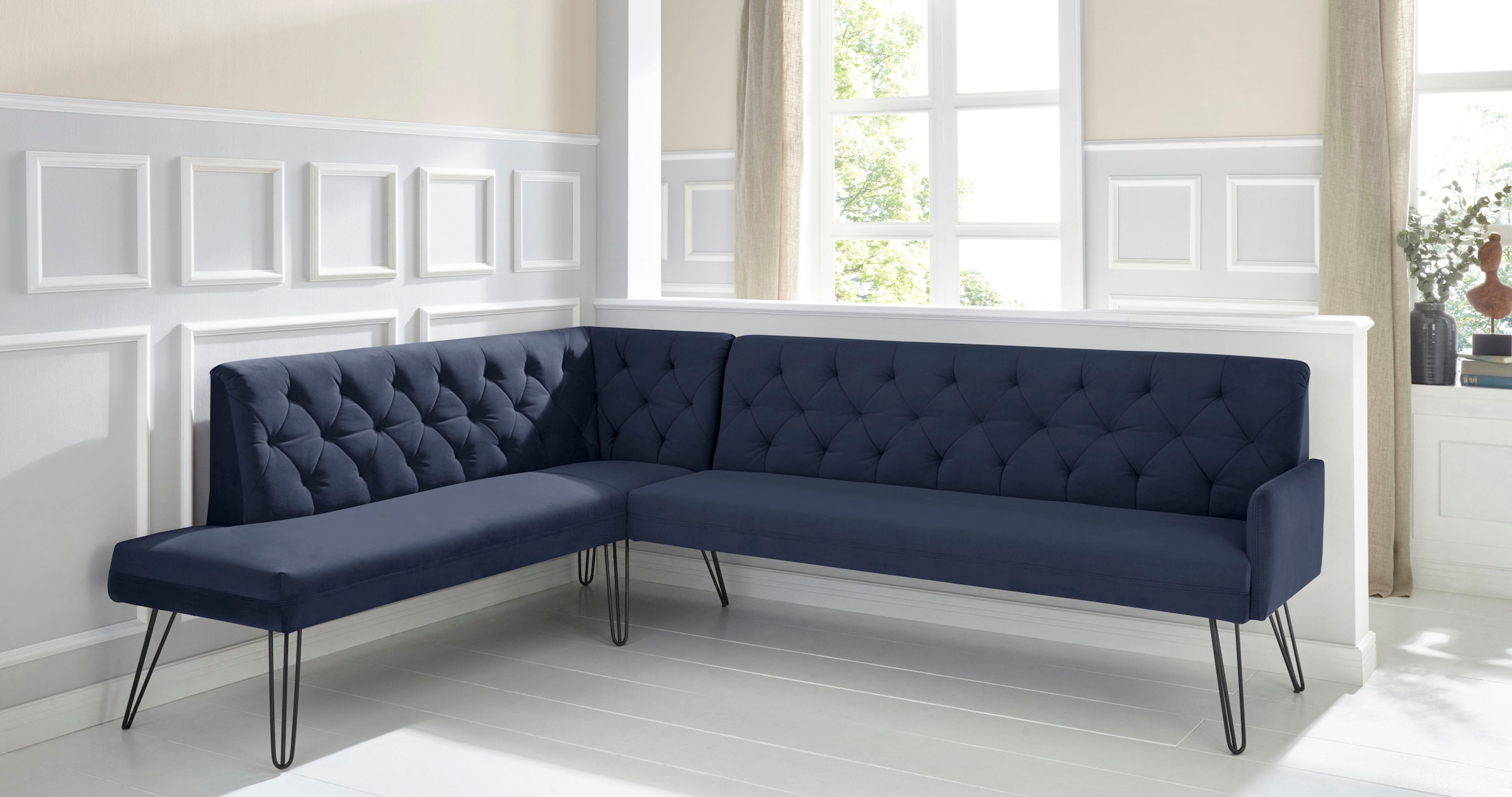 exxpo - sofa fashion Eckbank »Doppio«, Frei im Raum stellbar