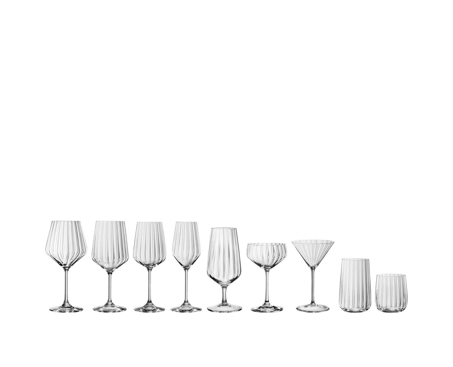 SPIEGELAU Gläser-Set »Rot- und Weißweingläser Lifestyle 12er Set transparent« Spülmaschinenfest