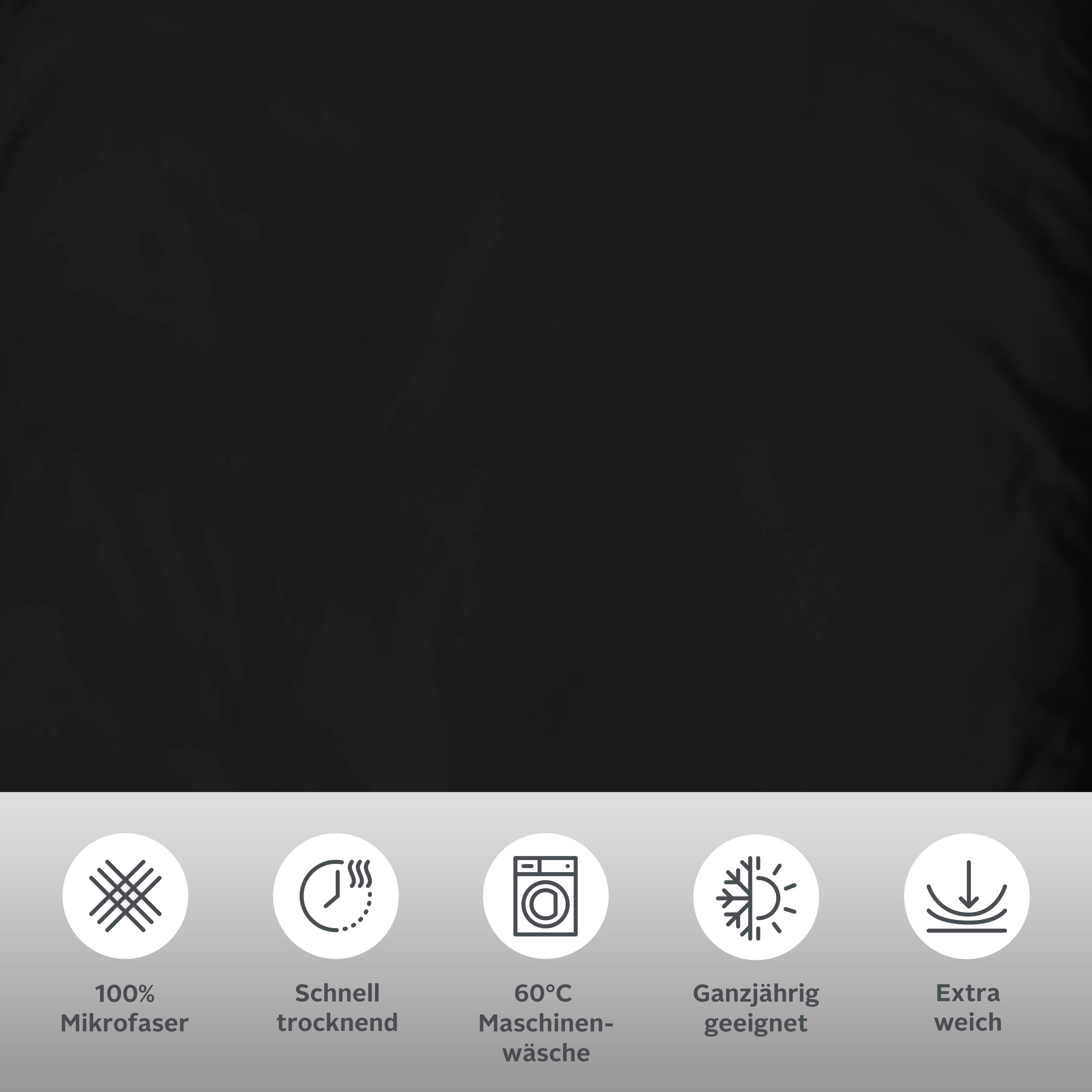 Thumbnail - OTTO home Bettwäsche "Desner" 2 Stk. Premium Qualität, 100 % Polyester, sehr weich, uni, ab 135x200 cm