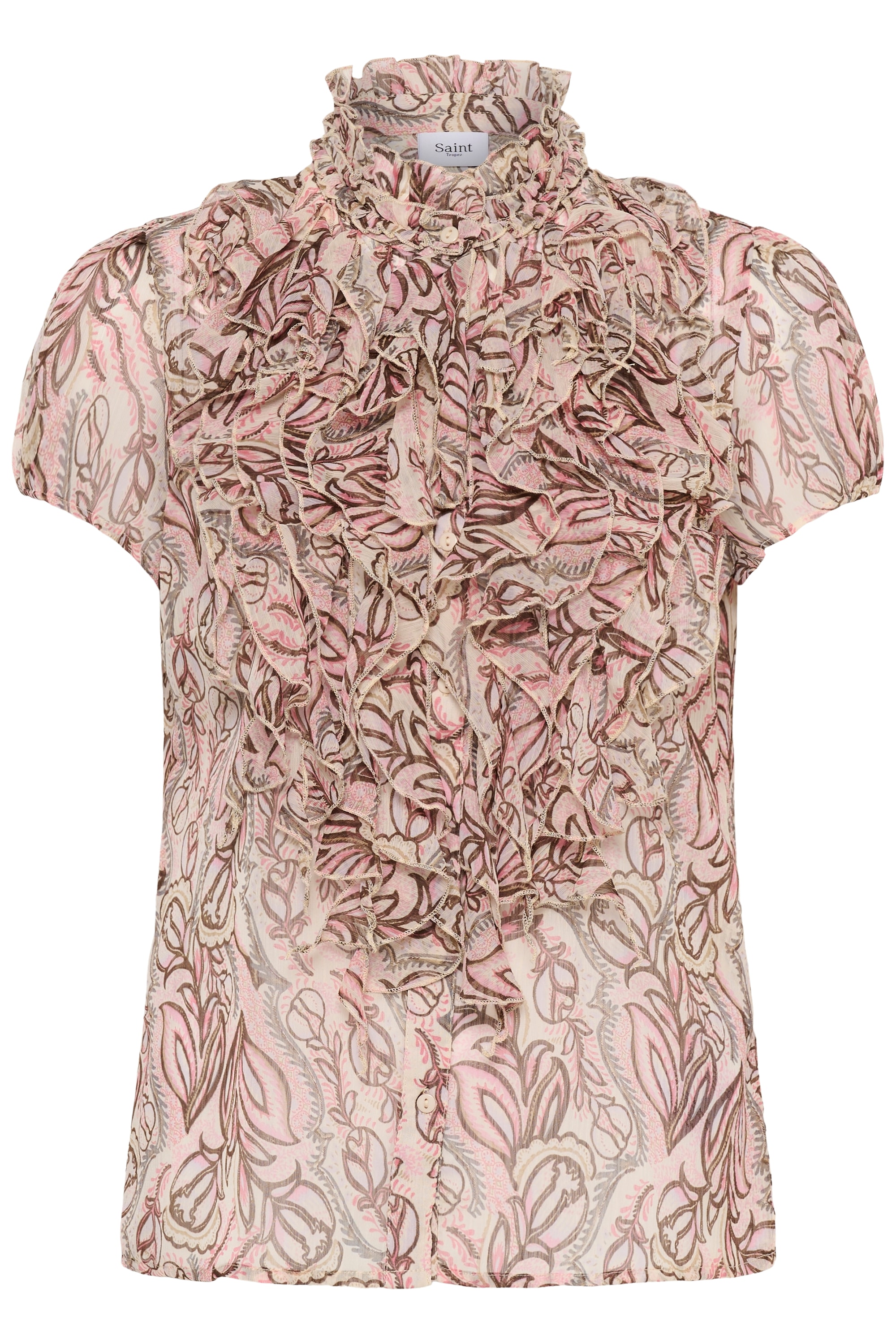 Saint Tropez Langarmhemd "Damen Langarm - Hemd LiljaSZ"