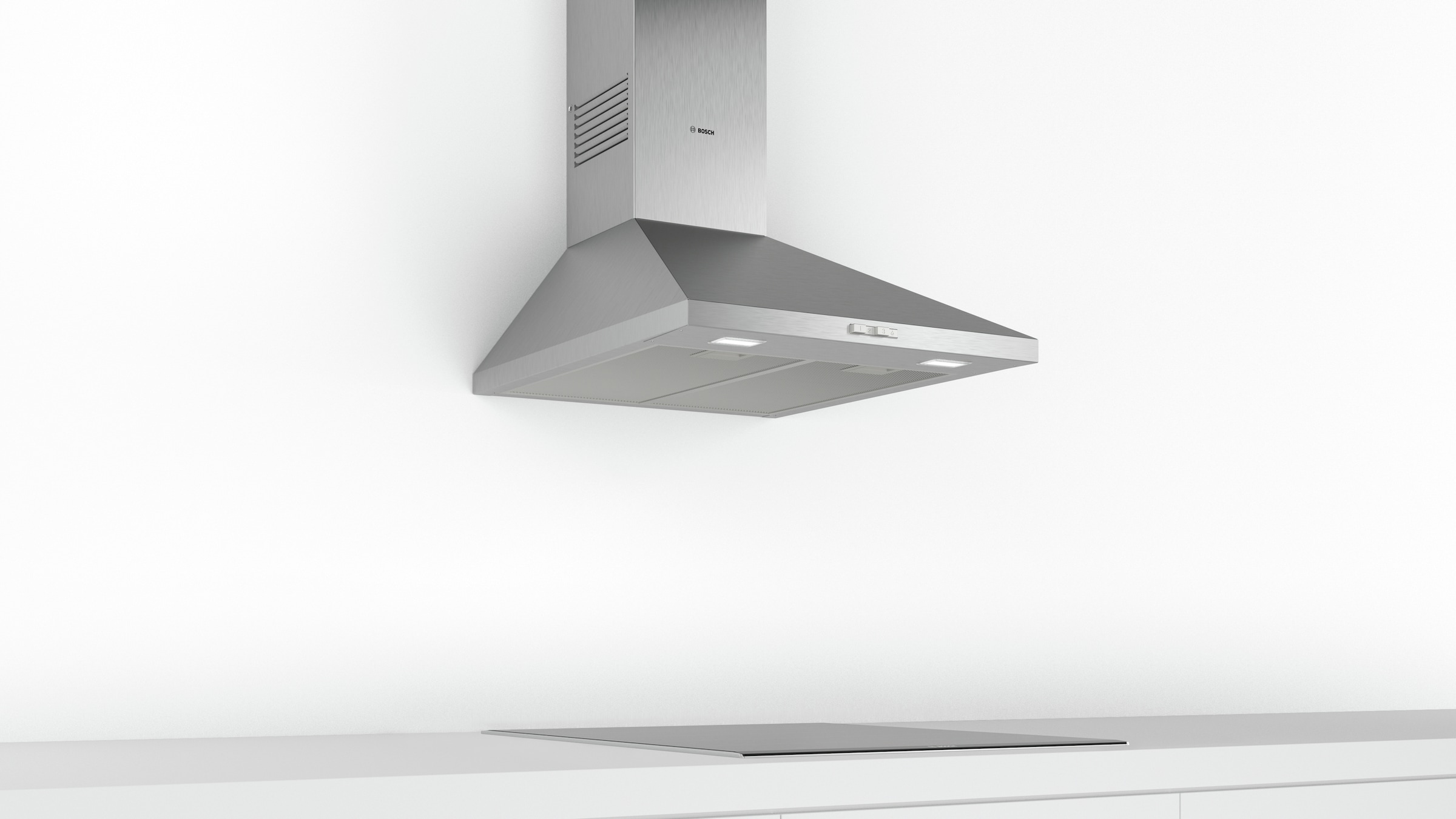 BOSCH Wandhaube »DWP65BC51« Serie Serie 2 LED Belichtung und einfach zu reinigender Metall-Fettfilter