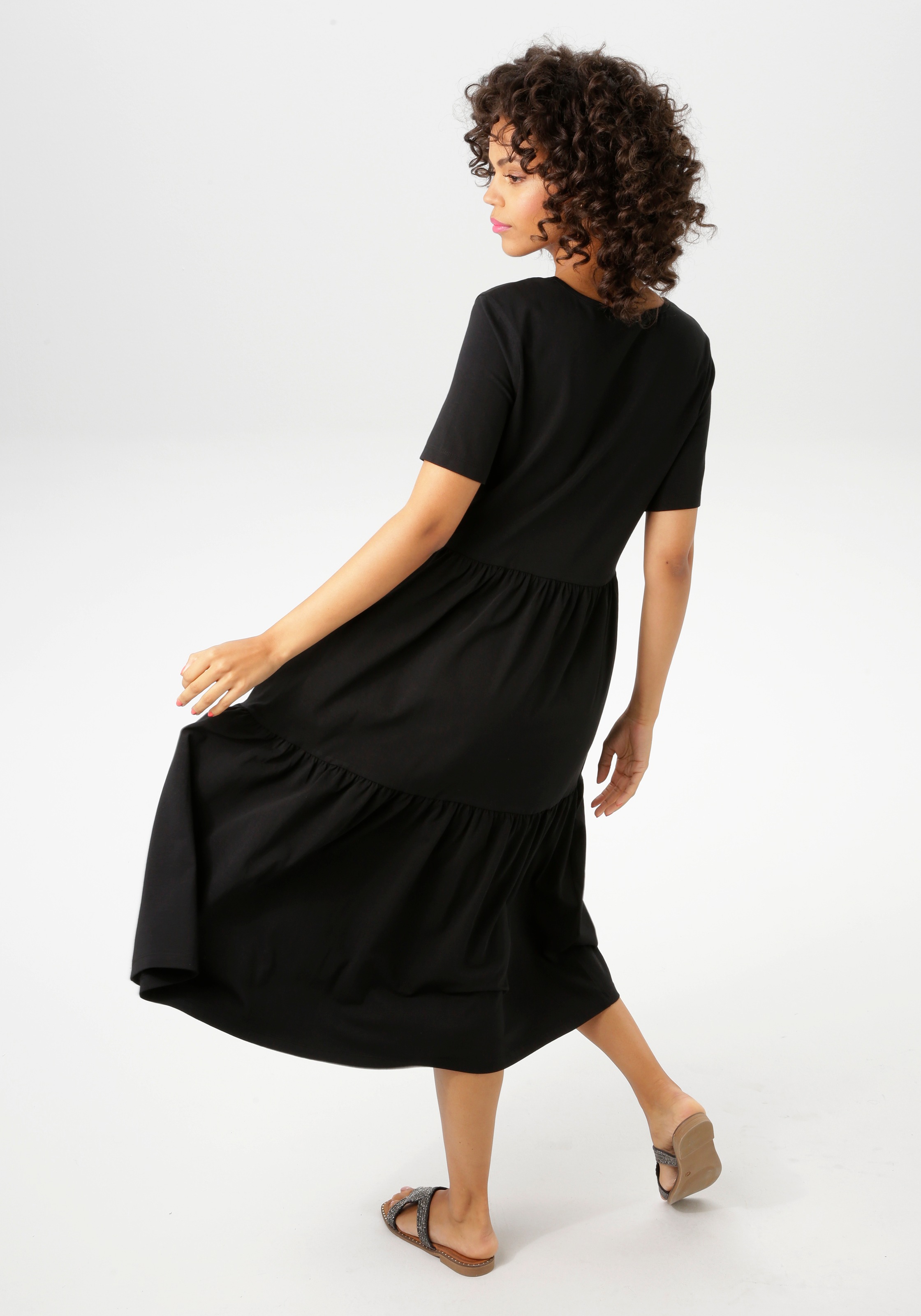 Aniston CASUAL Sommerkleid, in trendiger Farbpalette günstig online kaufen
