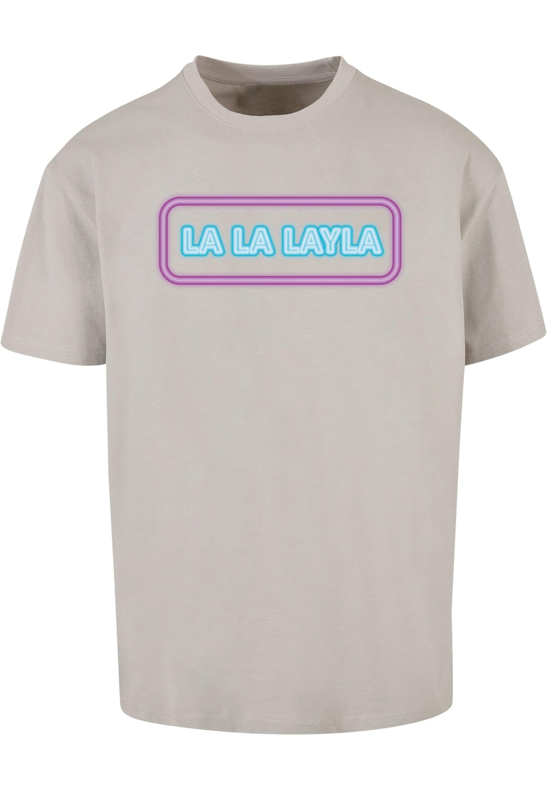 T-Shirt »Merchcode Herren LA LA LAYLA Oversize Tee«, (1 tlg.)