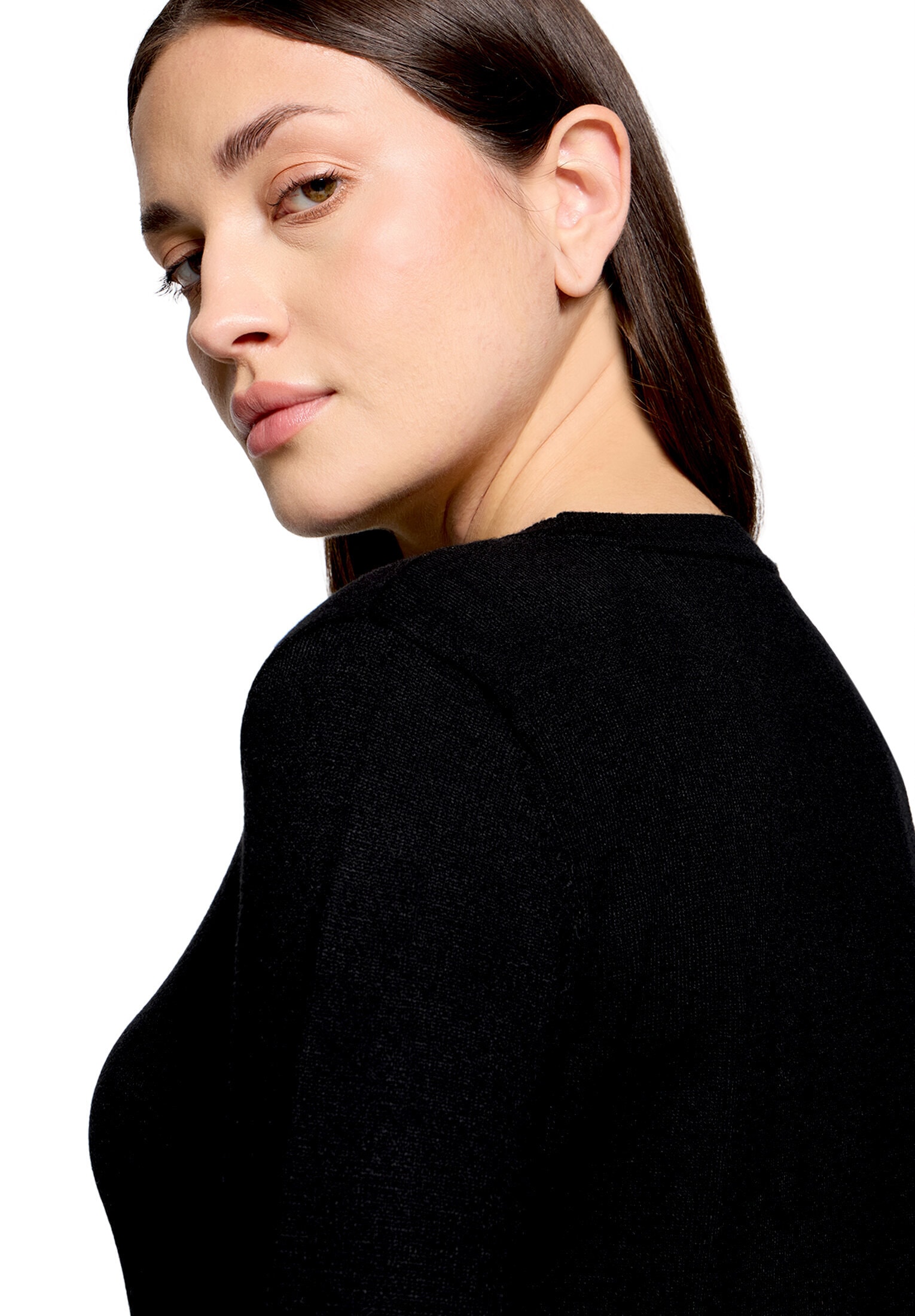 Betty Barclay Women's Knit Pullover Black 40 10