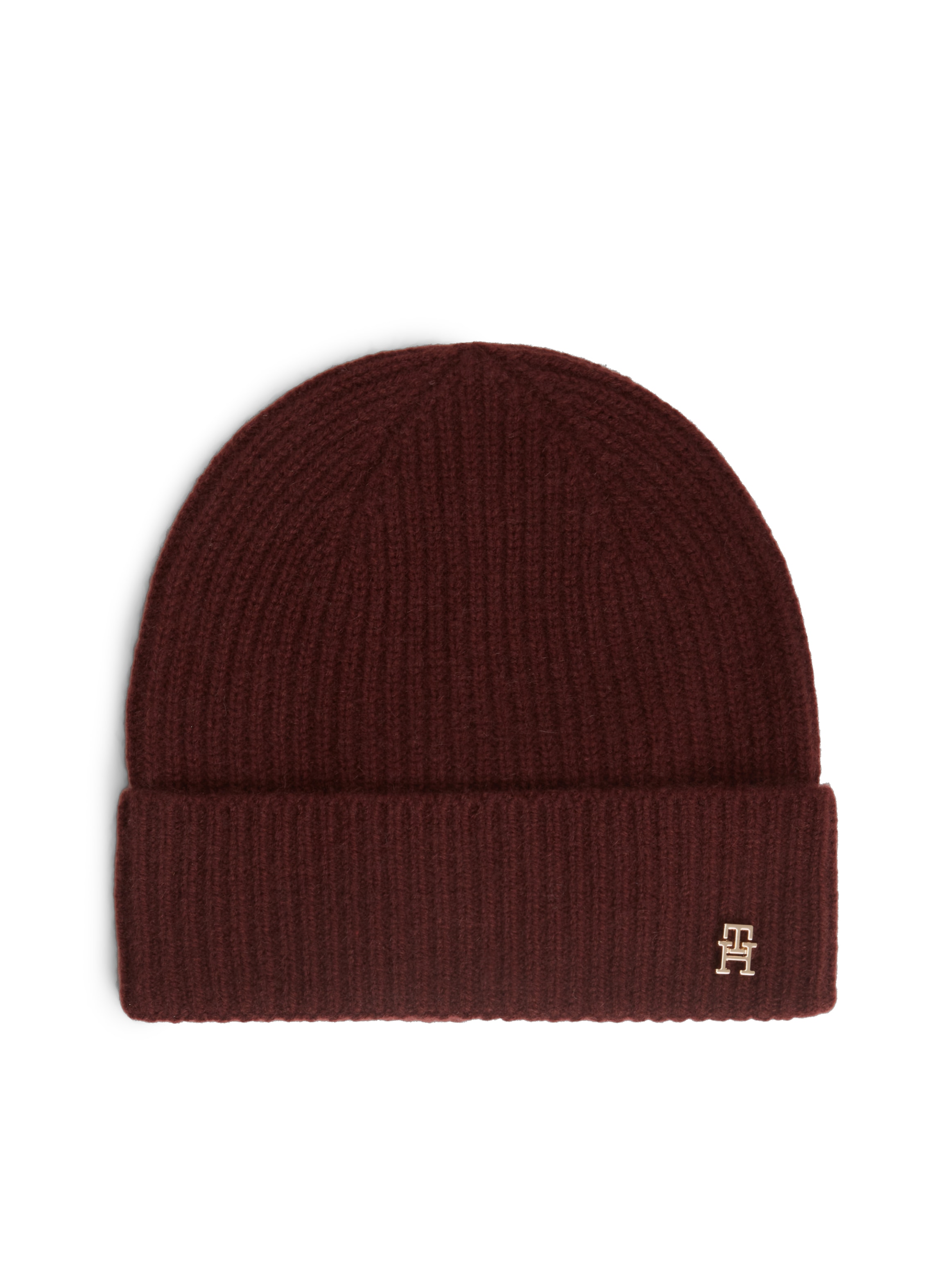 Tommy Hilfiger Beanie "CASHMERE BEANIE" Regular fit mit Markenlogoemblem